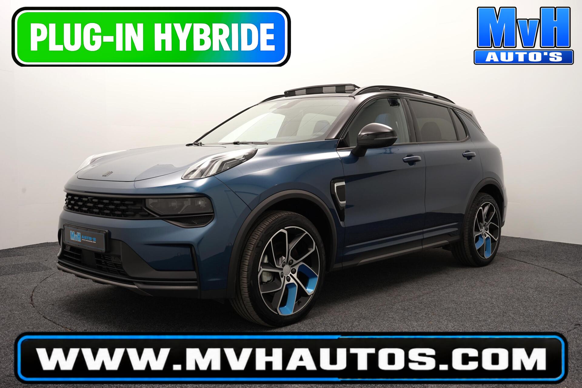 LYNK & Co 01 1.5 Plug-in Hybride|ZWARTE.HEMEL|TREKHAAK|NAP 2023 - voorkant