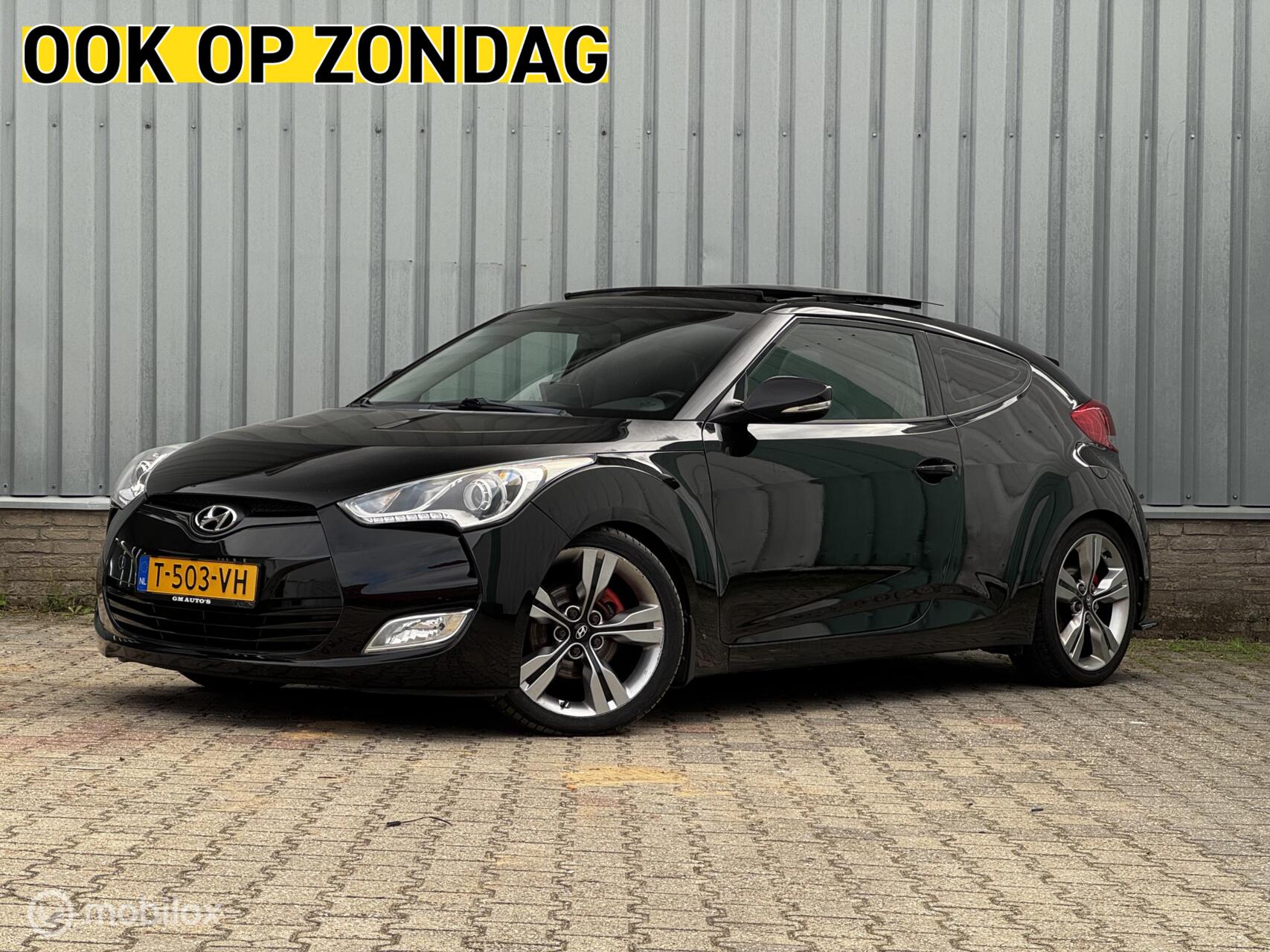 Hyundai Veloster 1.6 GDI i-Catcher | Maxton | Pano | Carplay 2012 - voorkant