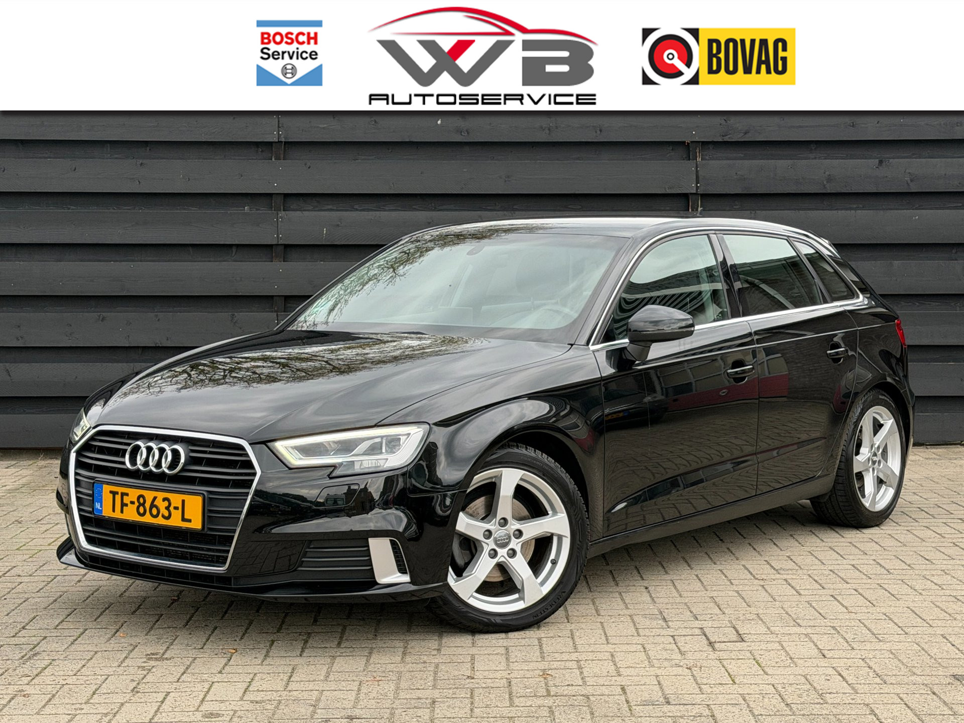 Audi A3 Sportback 1.0 TFSI Sport LED I Navigatie I Parkeers 2018 - voorkant