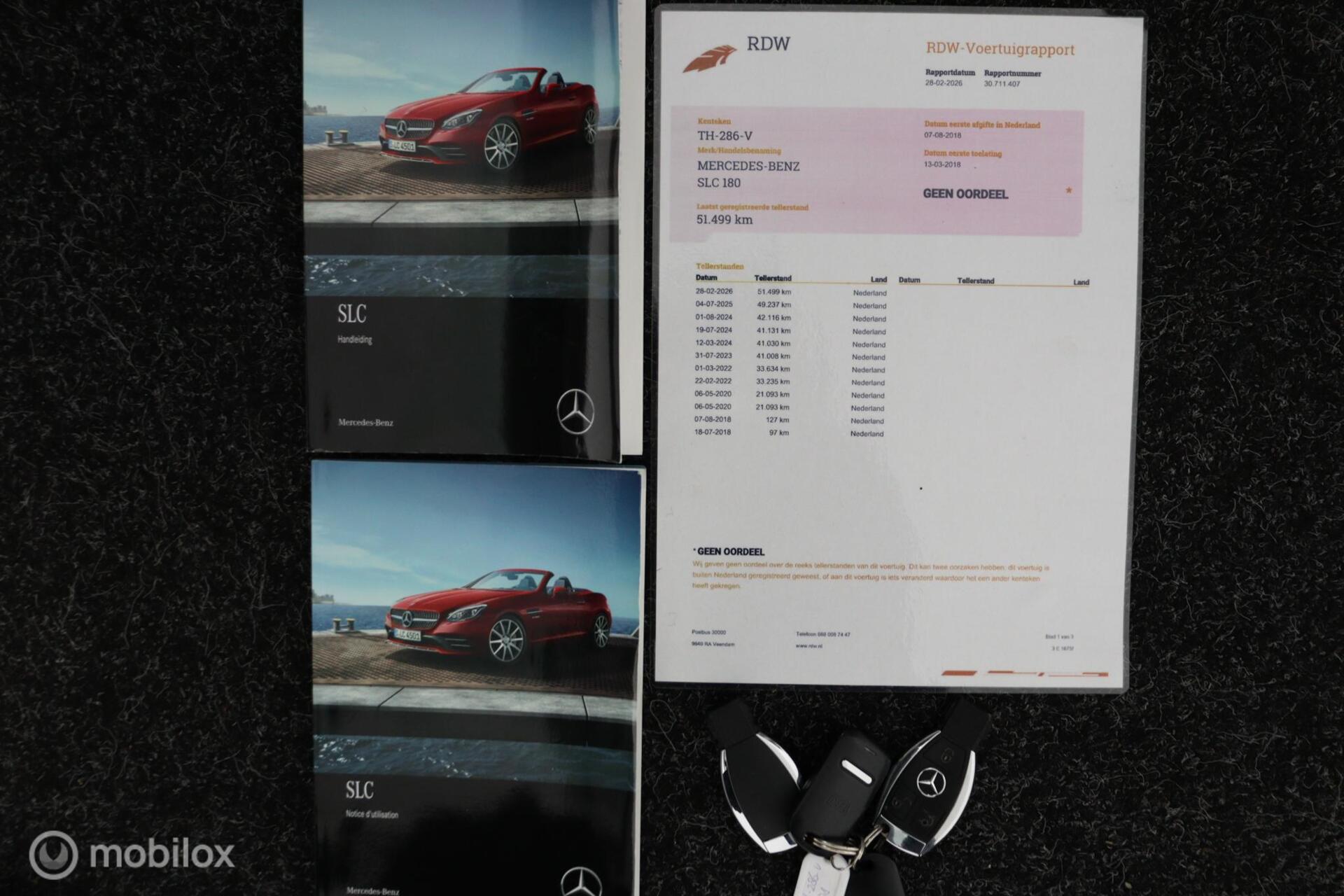 Foto van Mercedes-Benz SLC 180