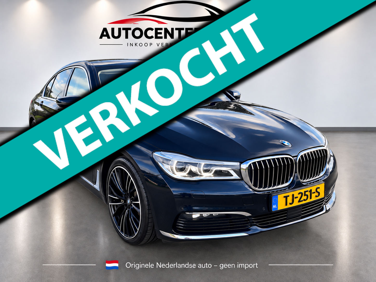 BMW 7-serie 740e iPerformance High Executive, Aut, Leder, Stoel/Stuurverw, Acc, Cam, Geen import, Nap, Dealer oh, Bomvol! 2018 - voorkant