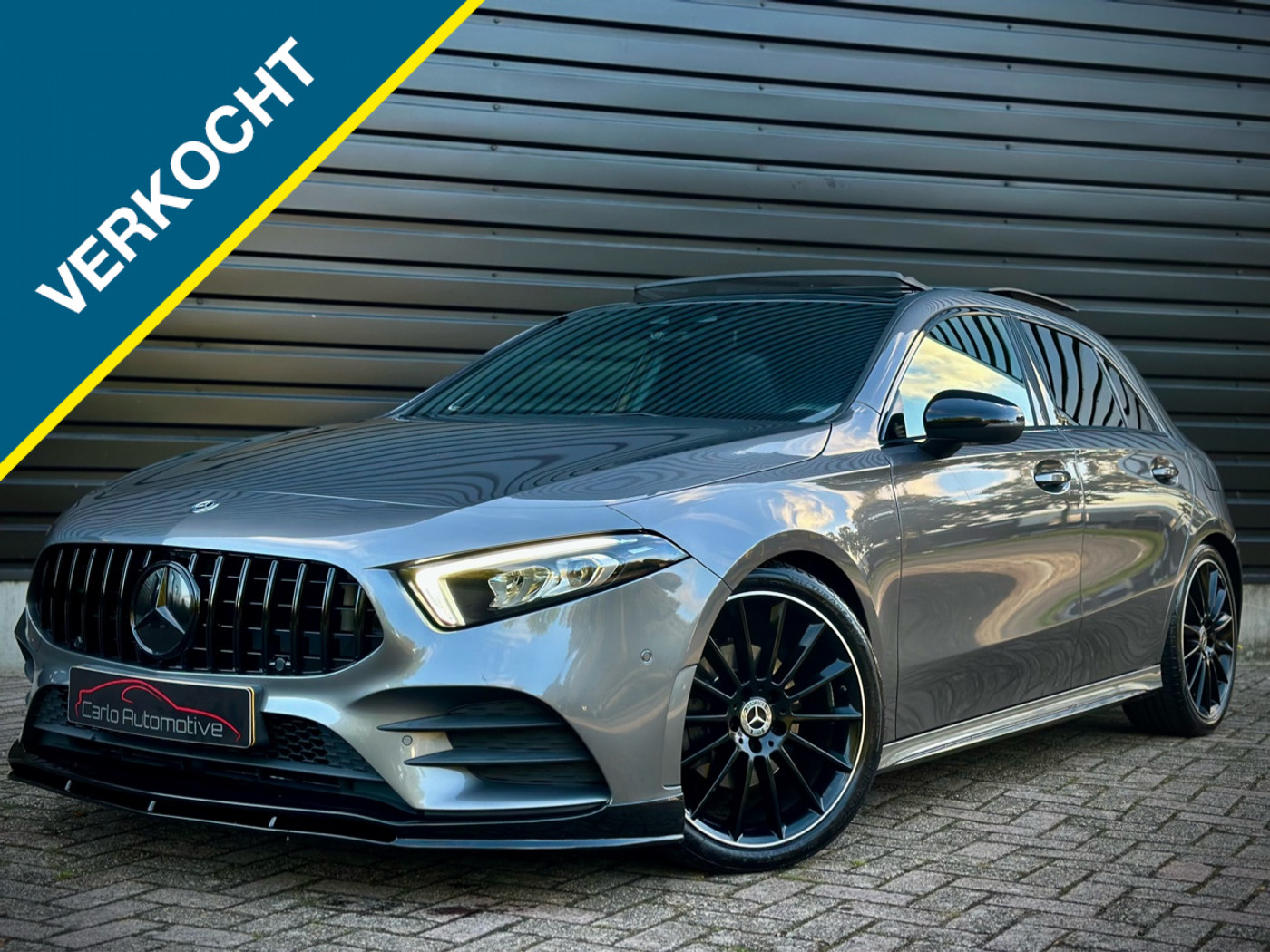 Mercedes-Benz A 200 200 AMG A35 PANO|HEADUP|BURMES|LEER|NIGHT 2018 - voorkant