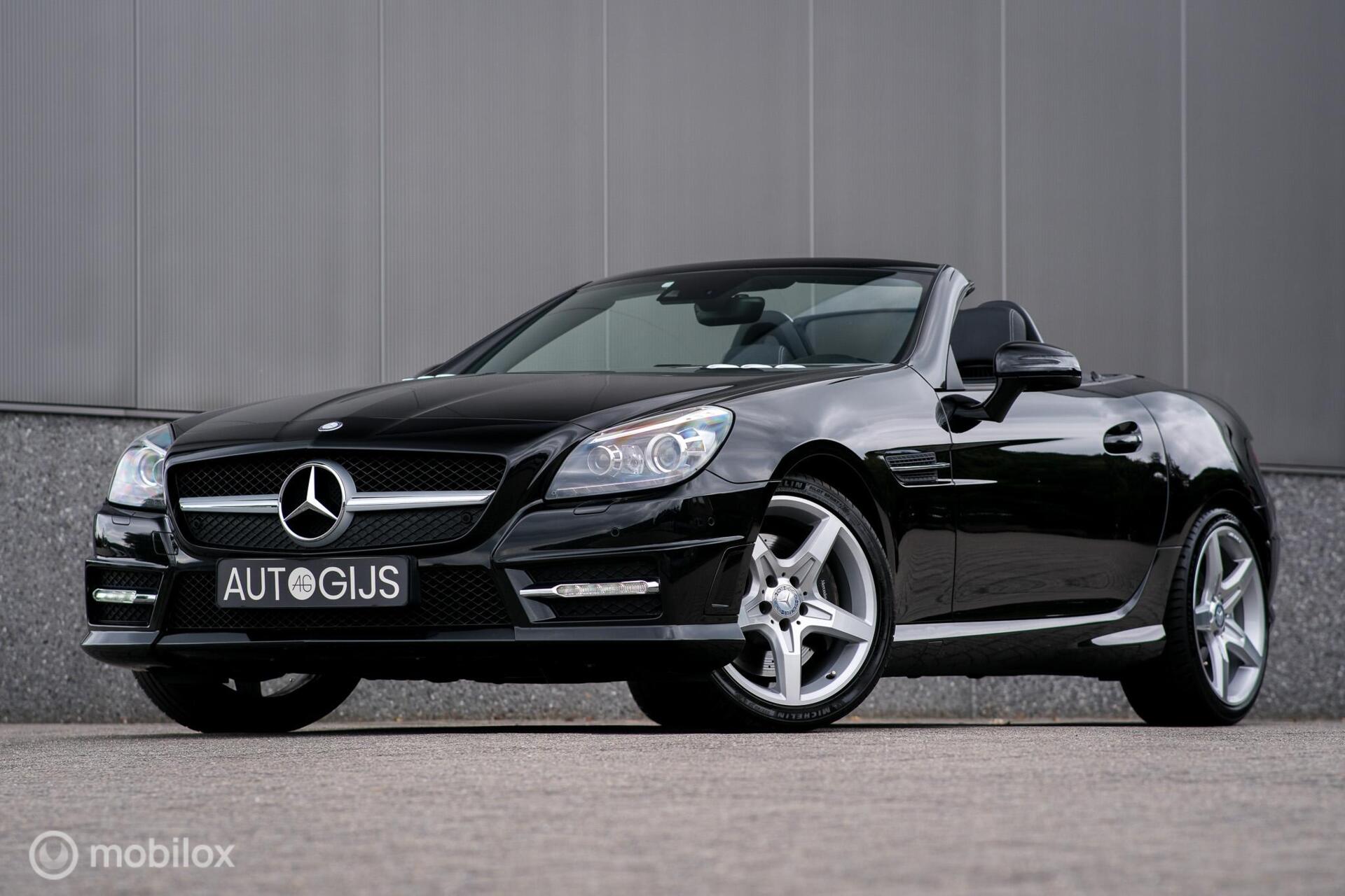 Mercedes-Benz SLK 350 350 AMG Line 306 PK | Panorama | Airscarf | Sportonderstel | LED | Ambiance | Cruise | Navi | Zeer mooi | 2014 - voorkant
