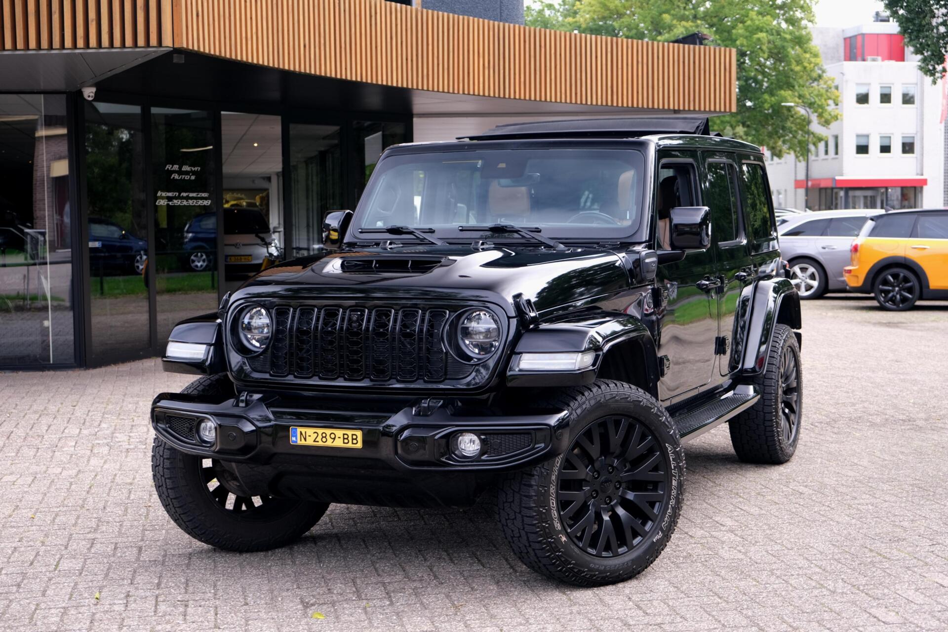 Jeep Wrangler Unlimited 4xe 380 Rubicon BRUTE|Garantie|Khan |ACC|stoel+stuurwielverwarming |Carplay|Trekhaak|Alpin 2021 - voorkant