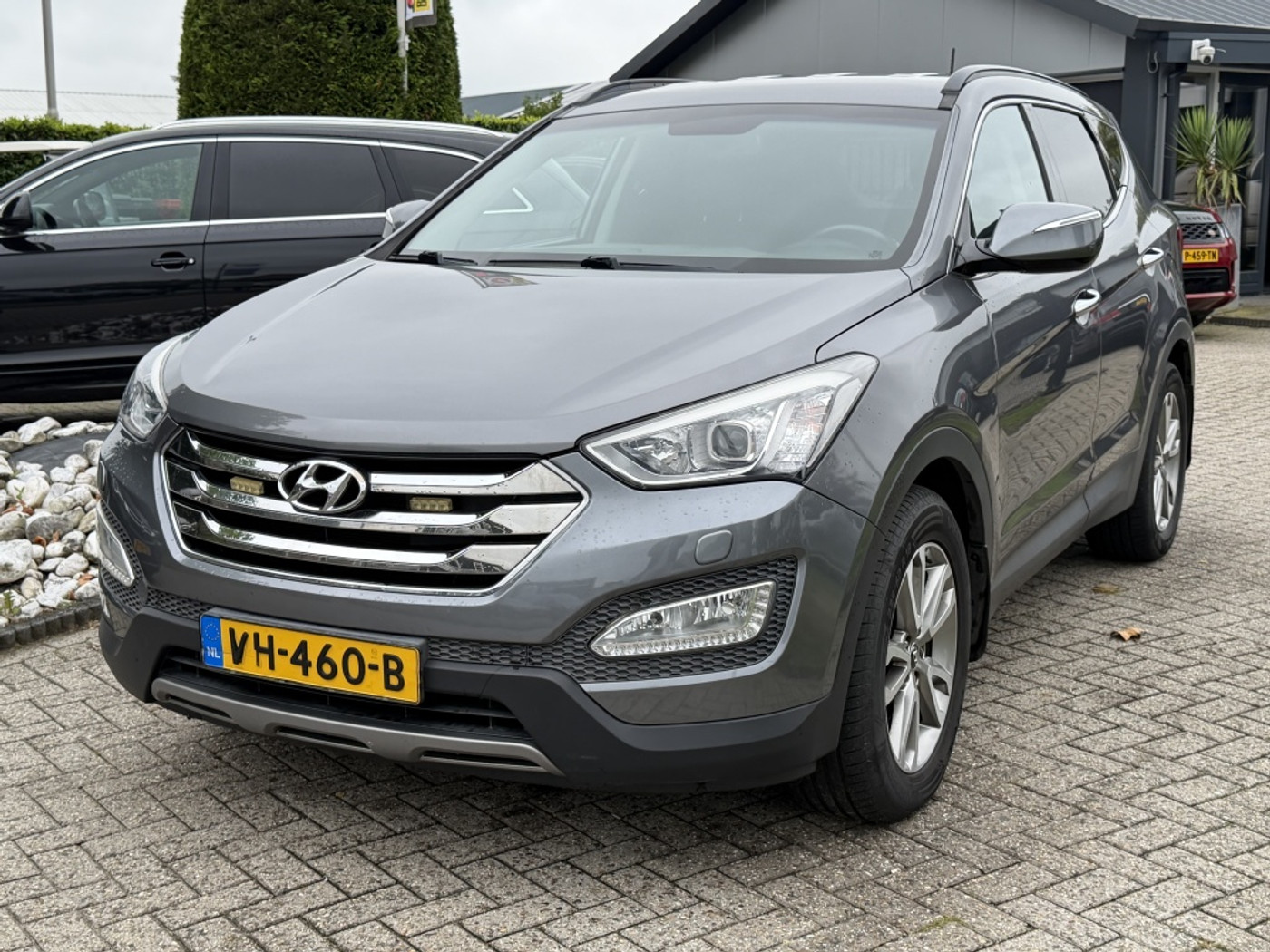 Hyundai Santa Fe 2.2 CRDI 2014 Grijs Kenteken Bedrijfsauto Trekhaak 2014 - voorkant