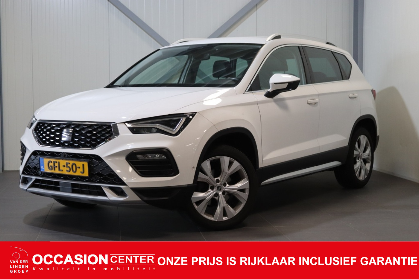 Seat Ateca 1.5 TSI 150pk DSG7 Xperience |LED| PDC| NAVI| "RIJKLAARPRIJS! 2021 - voorkant