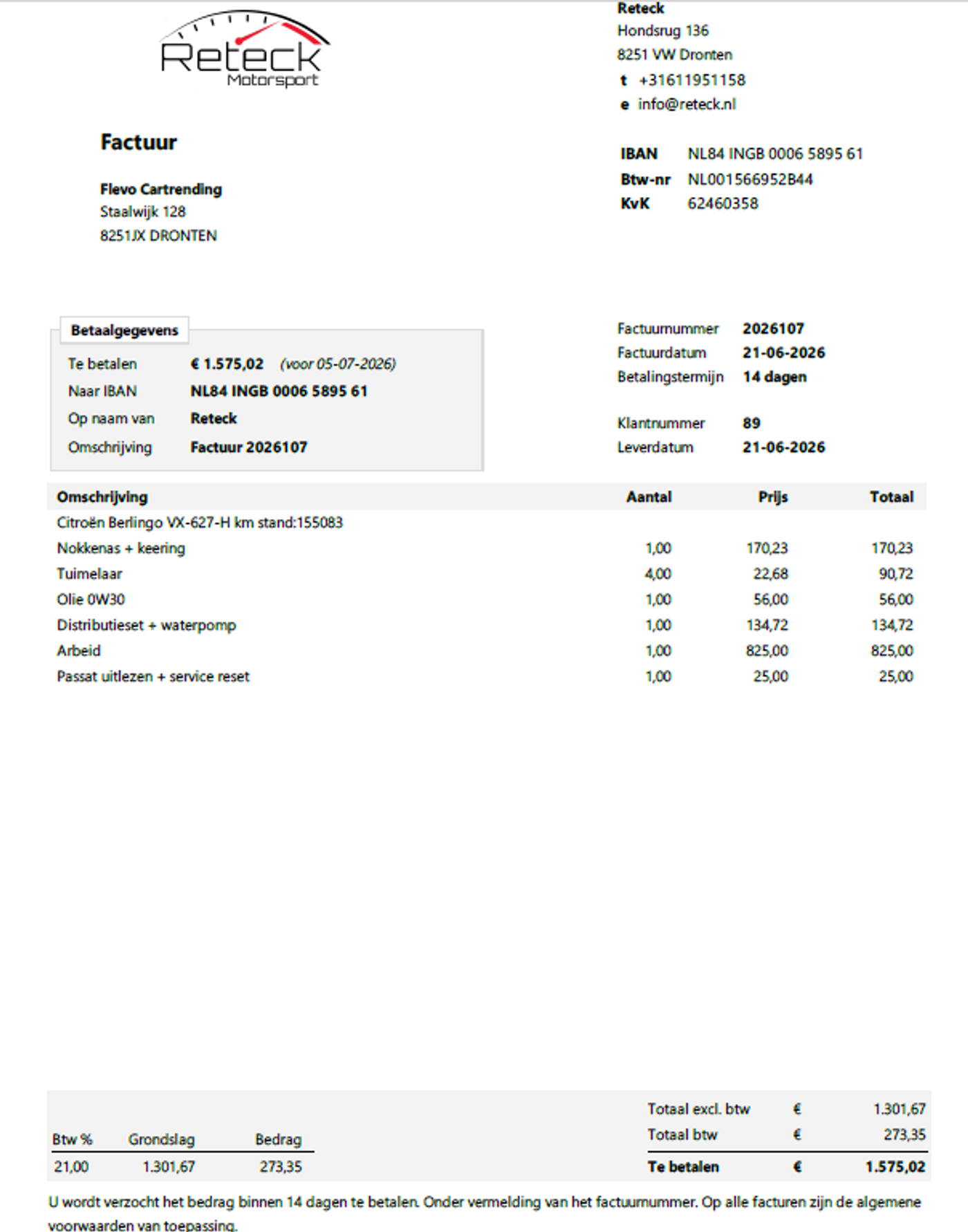 Foto van Citroen Berlingo