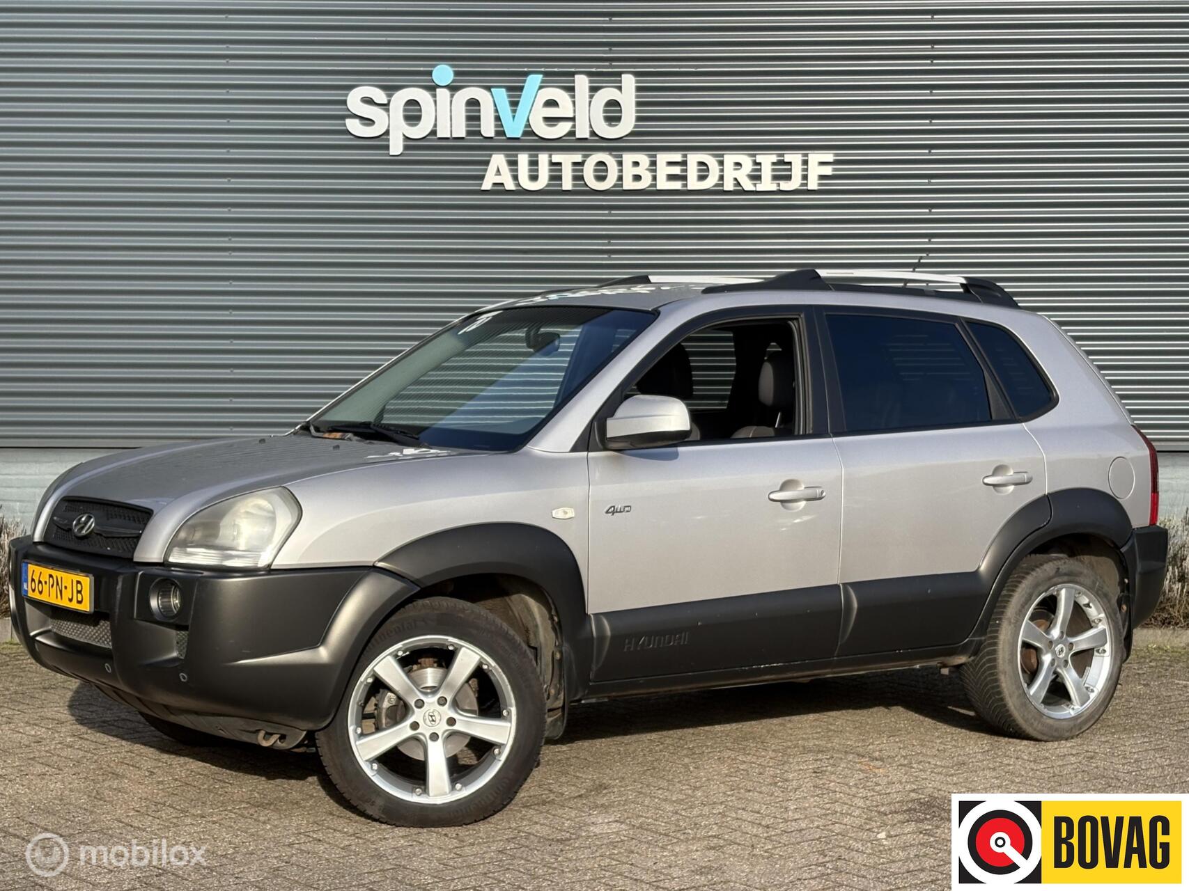 Hyundai Tucson 2.7i V6 4WD Style - Automaat - Climate - Nap - 2004 - voorkant
