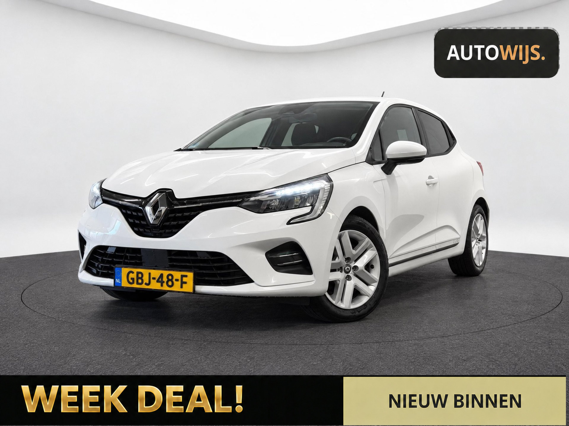 Renault Clio (e-tech Hybrid) 1.6 E-Tech Hybrid 140 Intens|LED|AUT|NAVI|GOED ONDERHOUDEN 2020 - voorkant