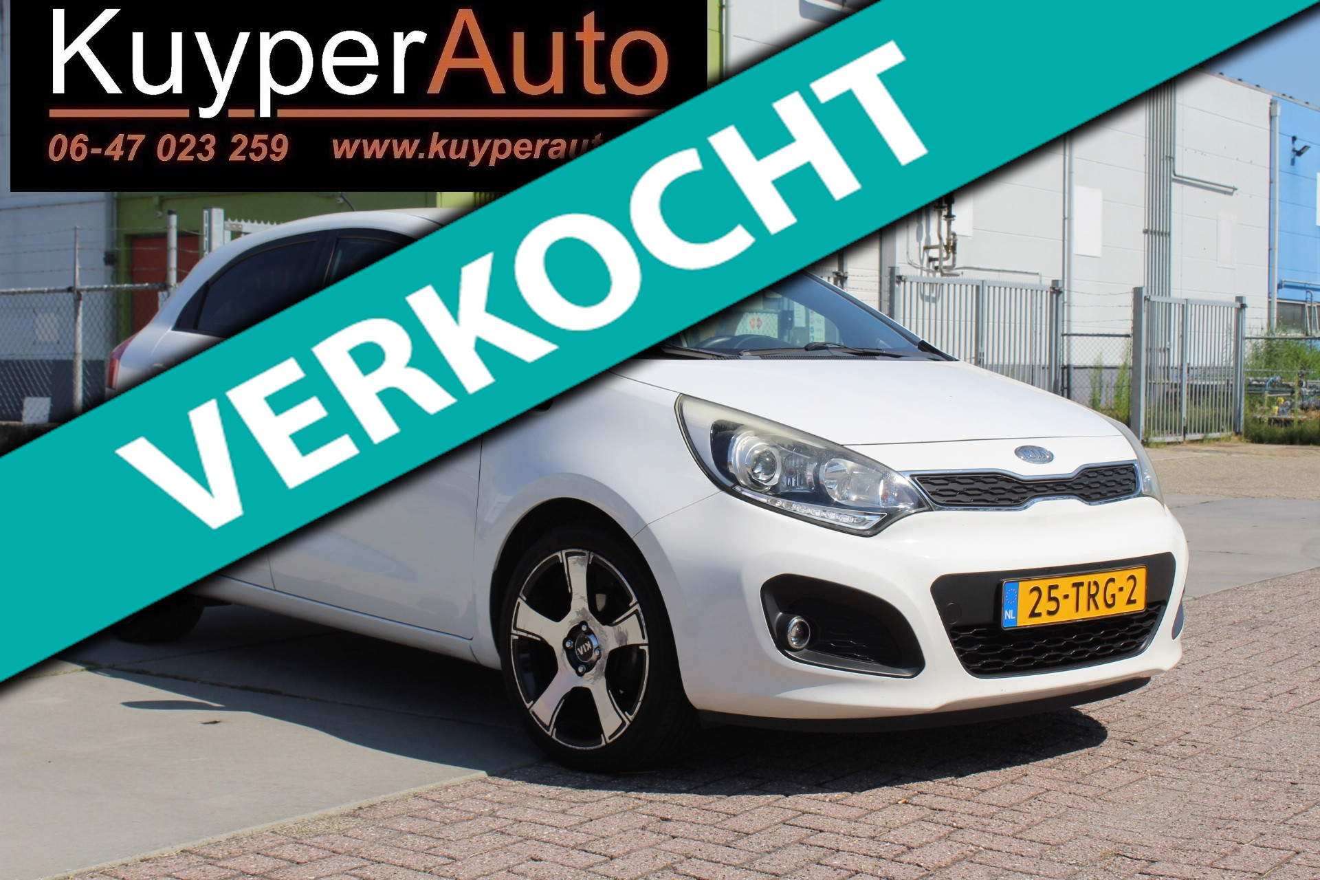 Kia Rio 1.2 CVVT Super Pack airco key less parkeersensoren 2012 - voorkant