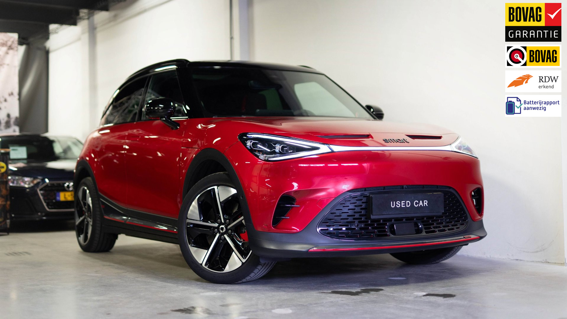 Smart #1 - BRABUS 66 kWh *SOH 99,6%* PANORAMADAK | BEATS Audio | Head-Up 2024 - voorkant