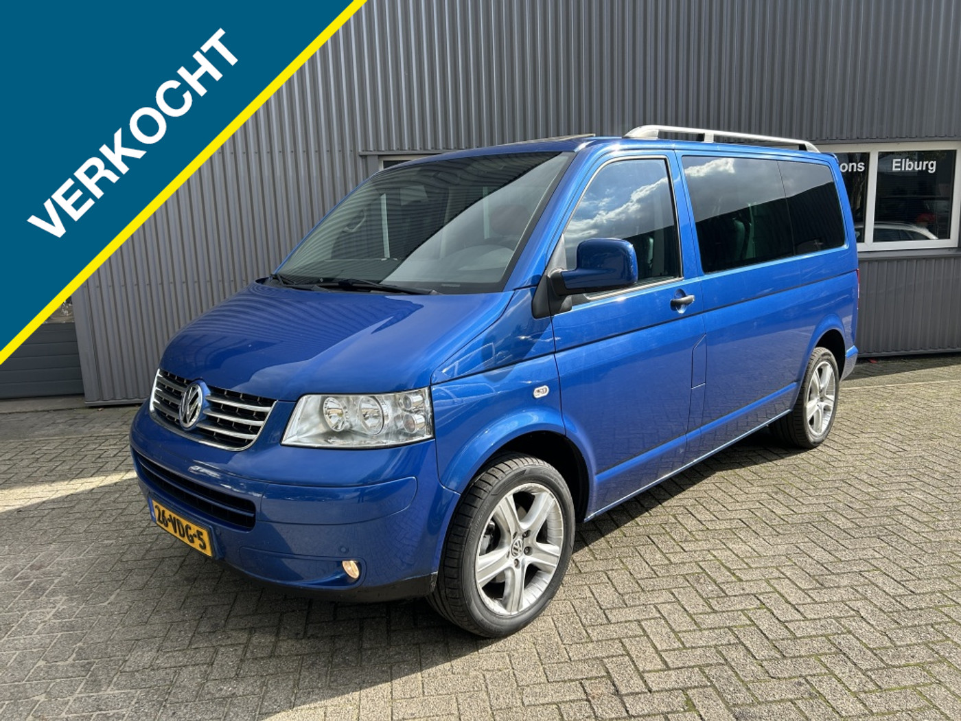 Volkswagen Transporter 2.5 TDI 174PK Highline DC Marge Leer PDC APK! 2007 - voorkant