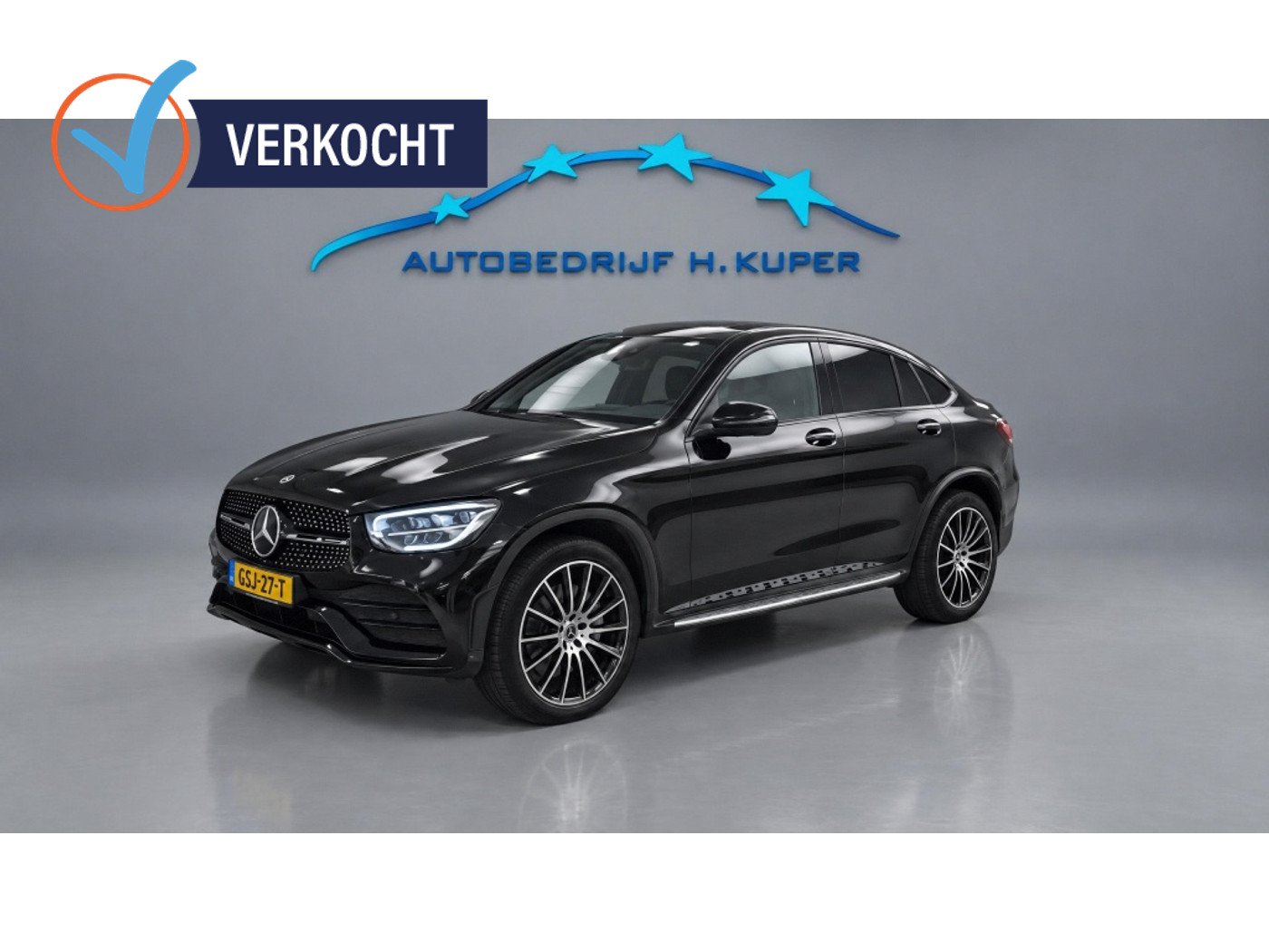 Mercedes-Benz Glc-klasse Coupé 300e 4M Bns Sol. AMG 2021 - voorkant