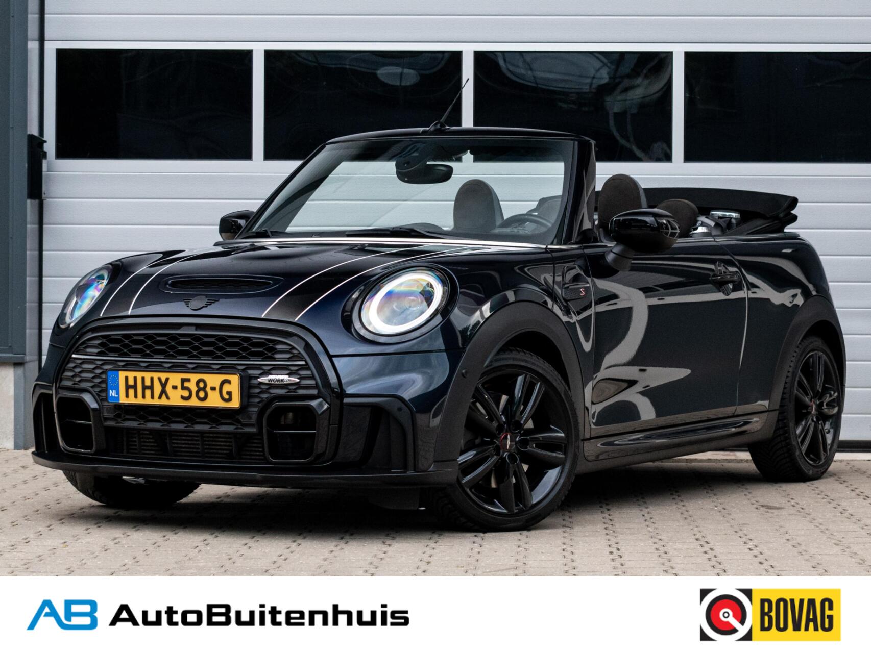 Mini Cabrio 2.0 Cooper S John Cooper Works F1 |STOELVERWARMING|ALCANTARA|CARPLAY|CAMERA|LED 2021 - voorkant