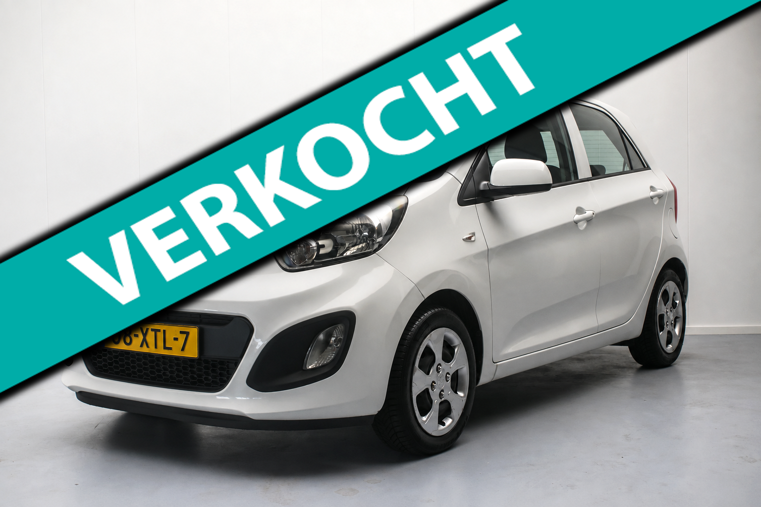 Kia Picanto 1.0 CVVT Comfort Pack NL-auto [ Airco Goed Onderhouden Elektrische Ramen USB Centrale Vergrendeling ] 2012 - voorkant