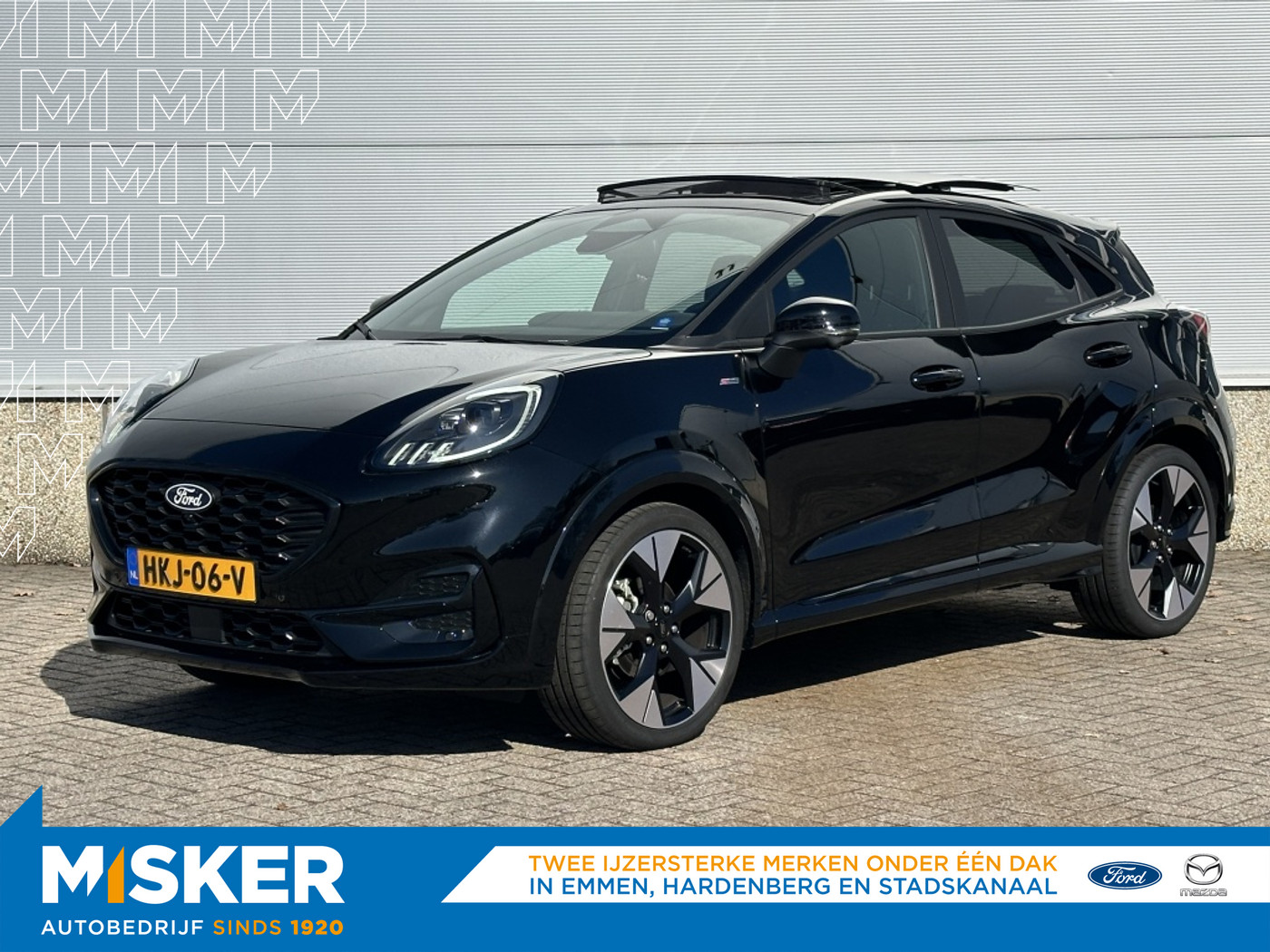 Ford Puma 1.0 EB Hybrid ST-Line X NWE MODEL! TREKHAAK! PANODAK! DRIVERPACK 2024 - voorkant