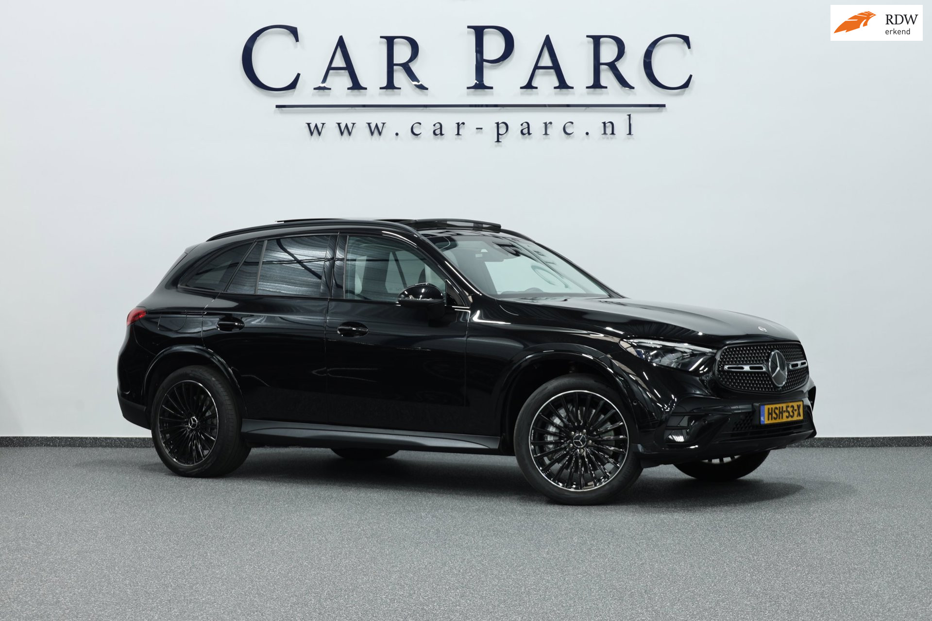 Mercedes-Benz Glc-klasse 400e 4MATIC AMG Line LED/VIRTUAL/SFEER/PANO/LEER+S.VERWARMING+MEMORY/20" LMV/CAM/ACC/ECC/12 MND GARANTIE! 2023 - voorkant