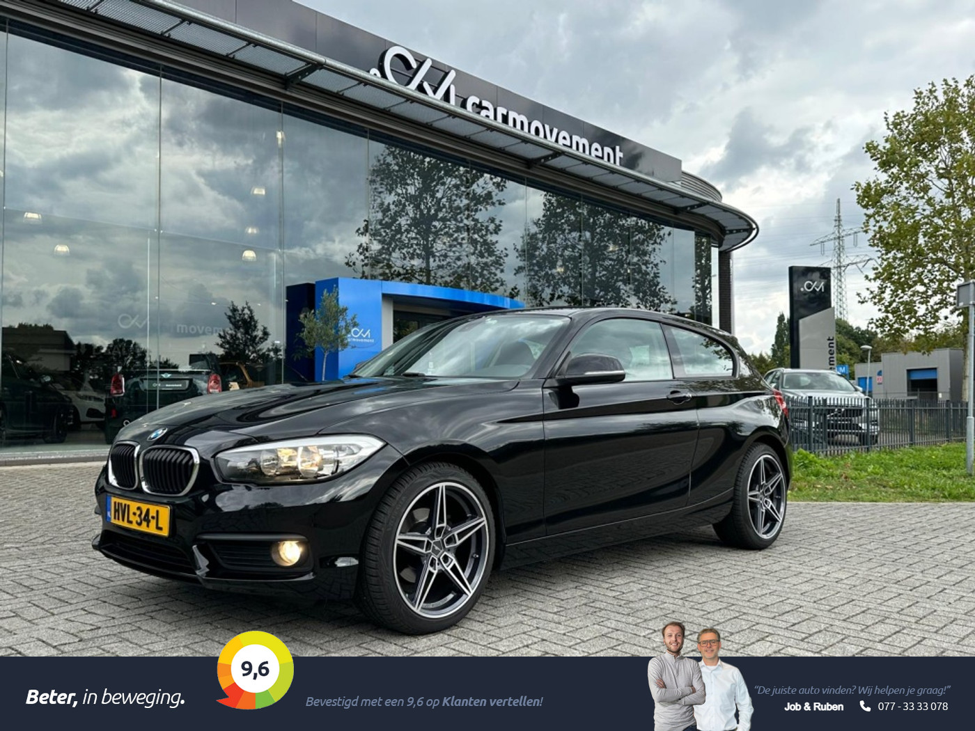 BMW 1-serie 118i Corporate Lease Executive | Automaat | Navi | Cruise | LED 2017 - voorkant
