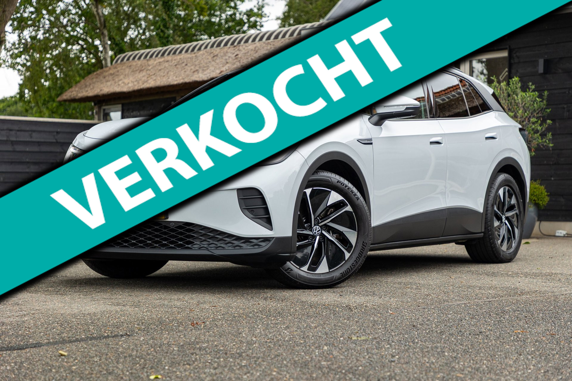 Volkswagen Id.4 Pro 150 KW Tech 77 kWh Soh 89% I Trekhaak I IQ Light I Panoramadak I Luxe interieur I ergoActive I Adaptive Cruise I BTW 2021 - voorkant