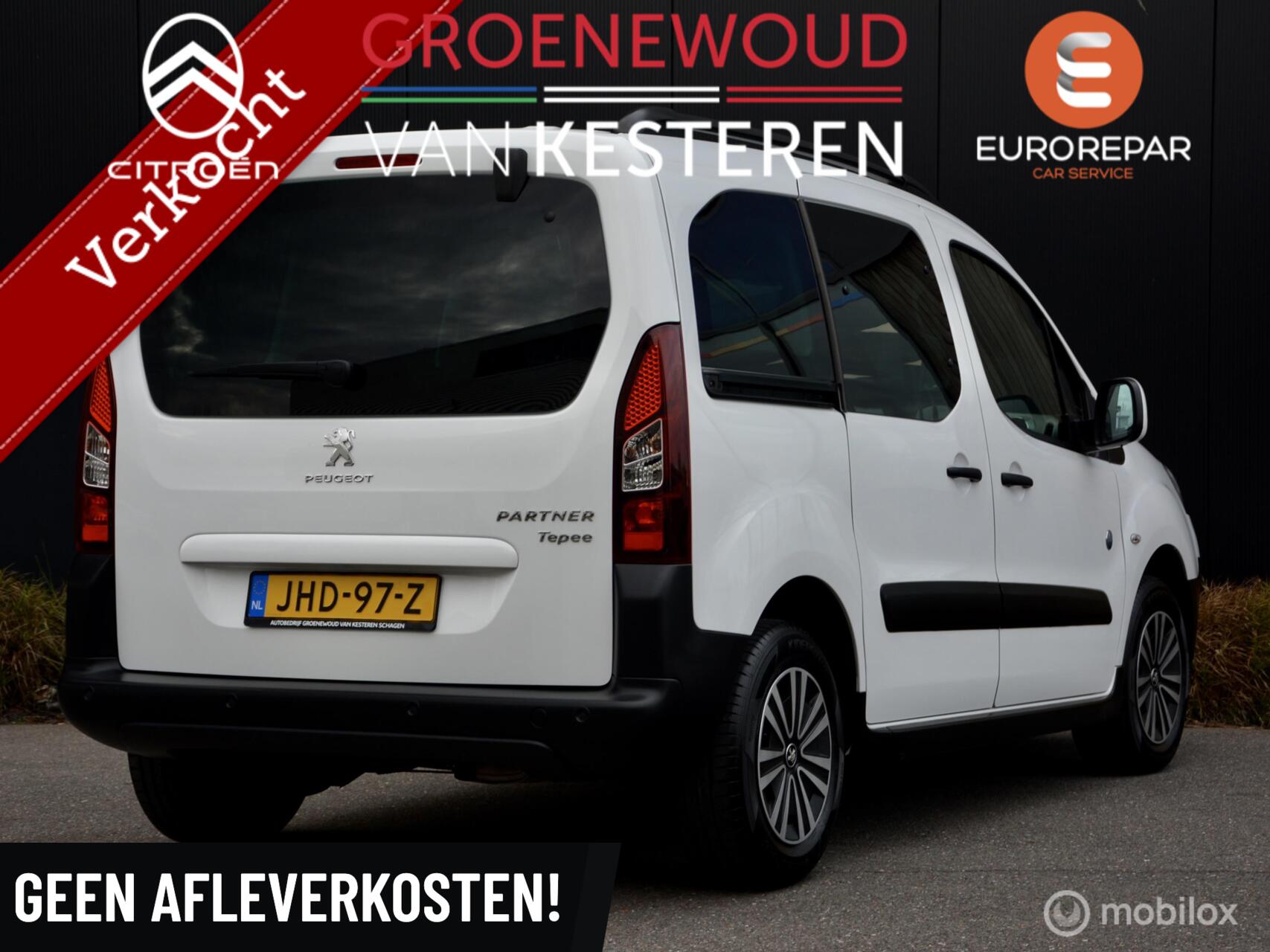 Peugeot Partner Tepee 1.6 VTi Style I Airco I Cruise I 2015 - voorkant
