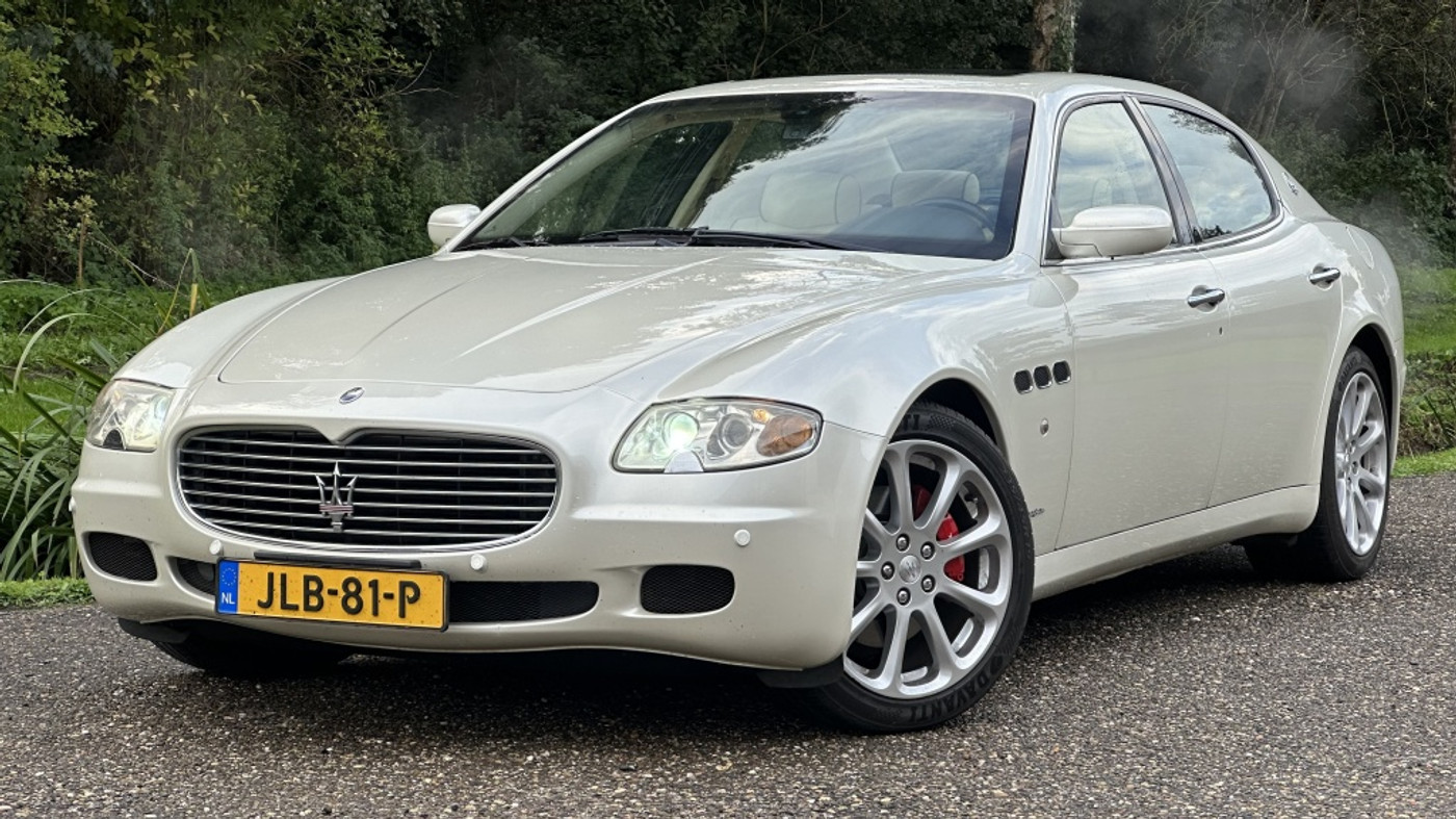 Maserati Quattroporte 4.2 V8 - ZF - Parelmoer wit 2007 - voorkant