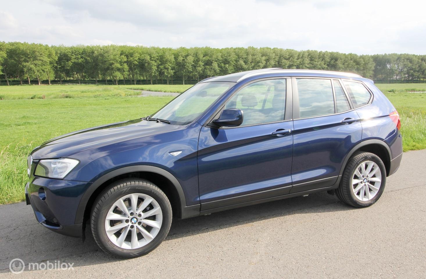 BMW X3 3.5i xDrive High Executive F25 Leer Voll.Historie Panoramadak HUD Camera 306pk 2011 - voorkant