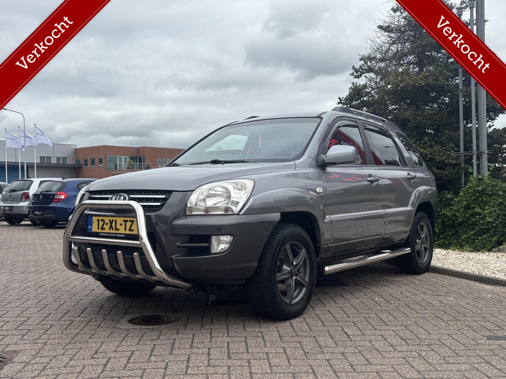 Kia Sportage 2.0 CVVT Comfort, Airco, Cruise, Trekhaak! 2007 - voorkant