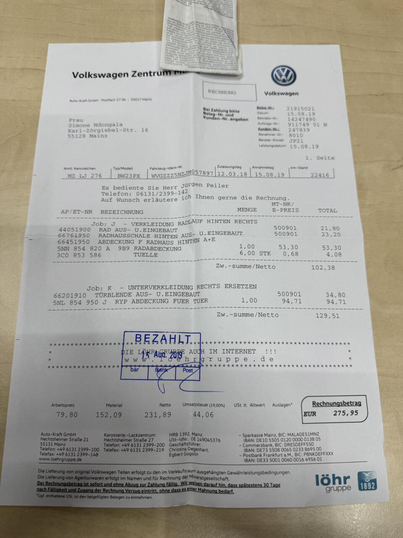 Foto van Volkswagen Tiguan Allspace