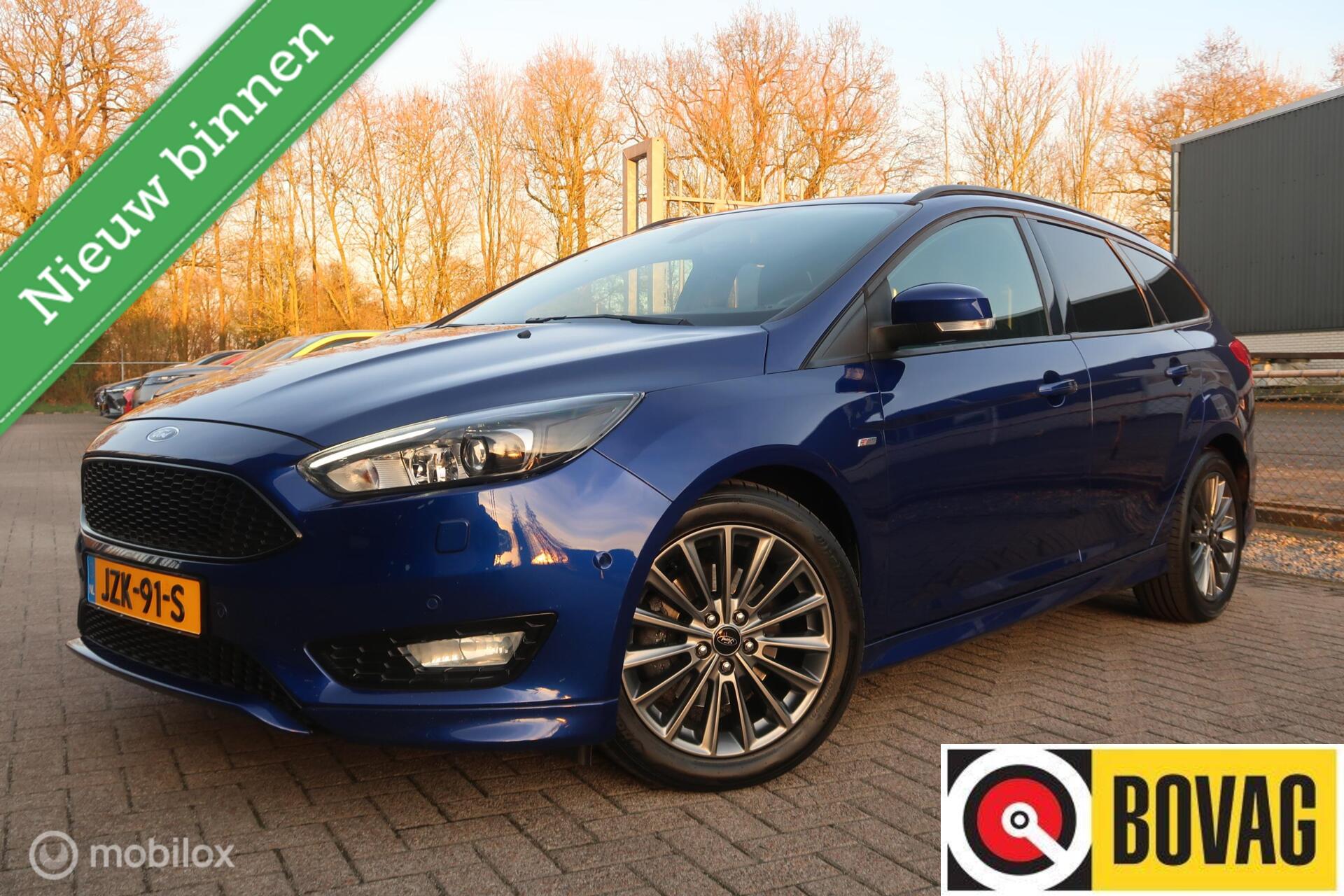 Ford Focus Wagon 1.5 183PK ST Line AUTOMAAT,CARPLAY,LEDVER. 2018 - voorkant