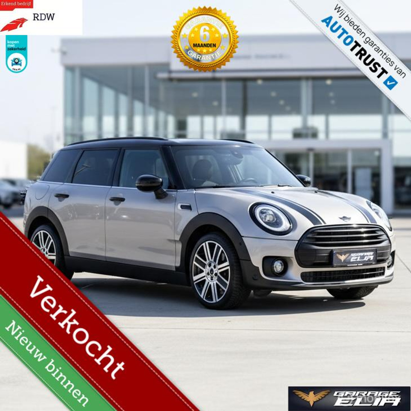 Mini Clubman 1.5 Cooper Richmond Park Panoramda 2021 - voorkant