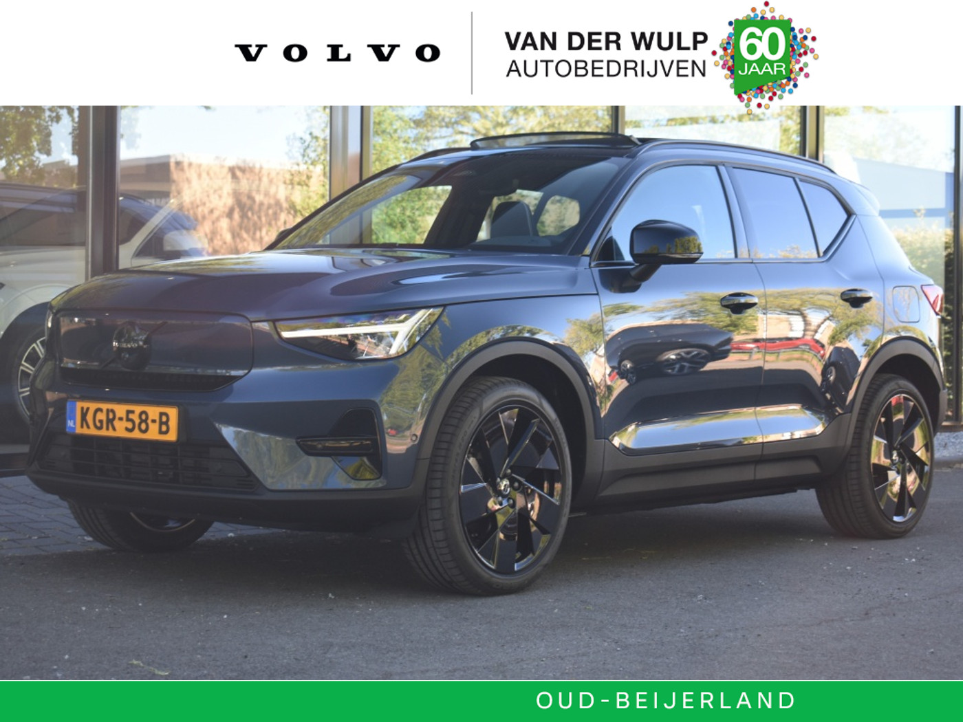 Volvo Ex40 Extended Range Ultra Black Edition 252pk/82kWh | Getint Glas 2026 - voorkant