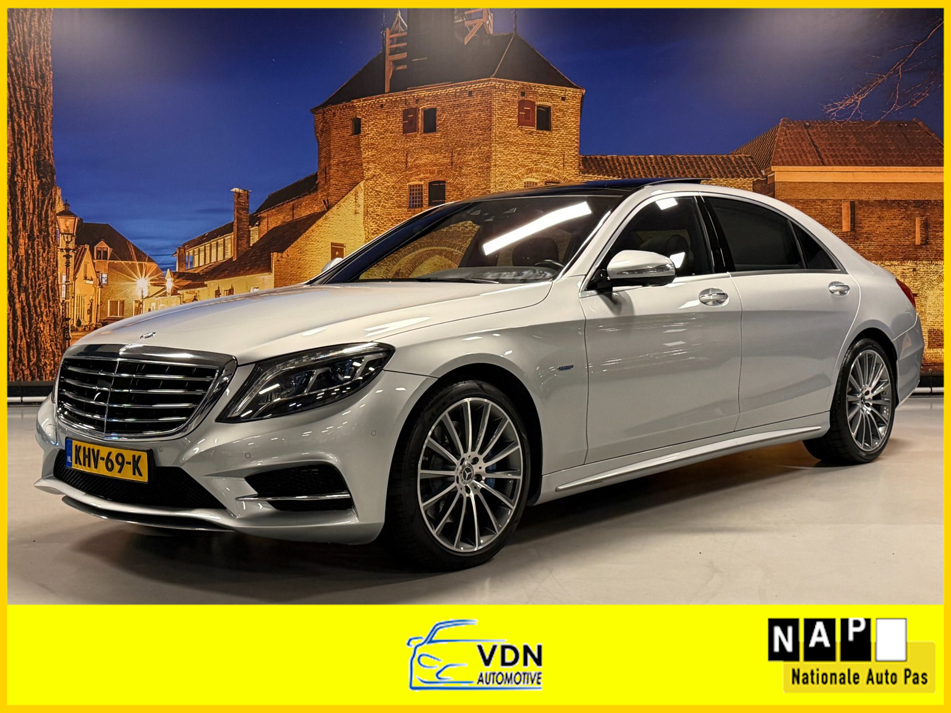 Mercedes-Benz S-klasse 500e Lang AMG Prestige+ Full Options 2017 - voorkant