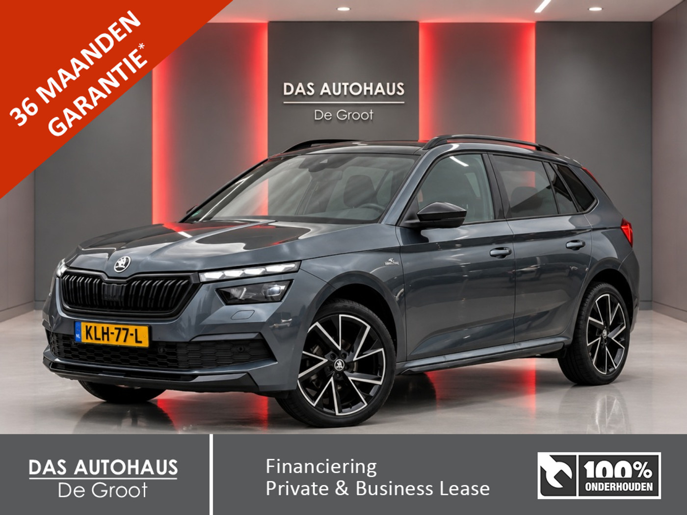 Skoda Kamiq 1.5 TSI 150pk DSG Monte Carlo | ACC | Camera | Pano | LED | Navi 2022 - voorkant
