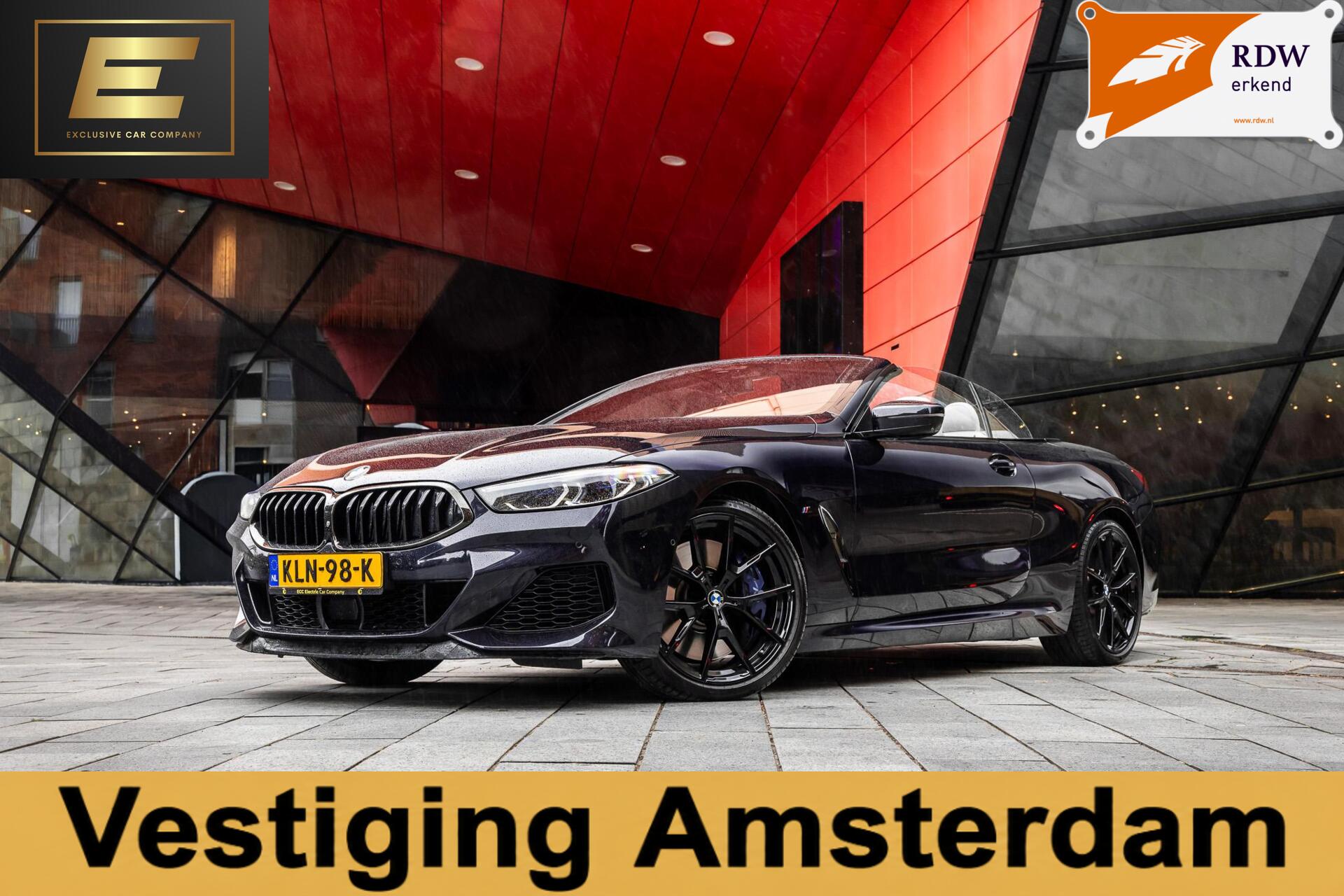 BMW 8-serie M850i xDrive High Executive | V8 Twin turbo | Cabrio | bmw individual 2019 - voorkant