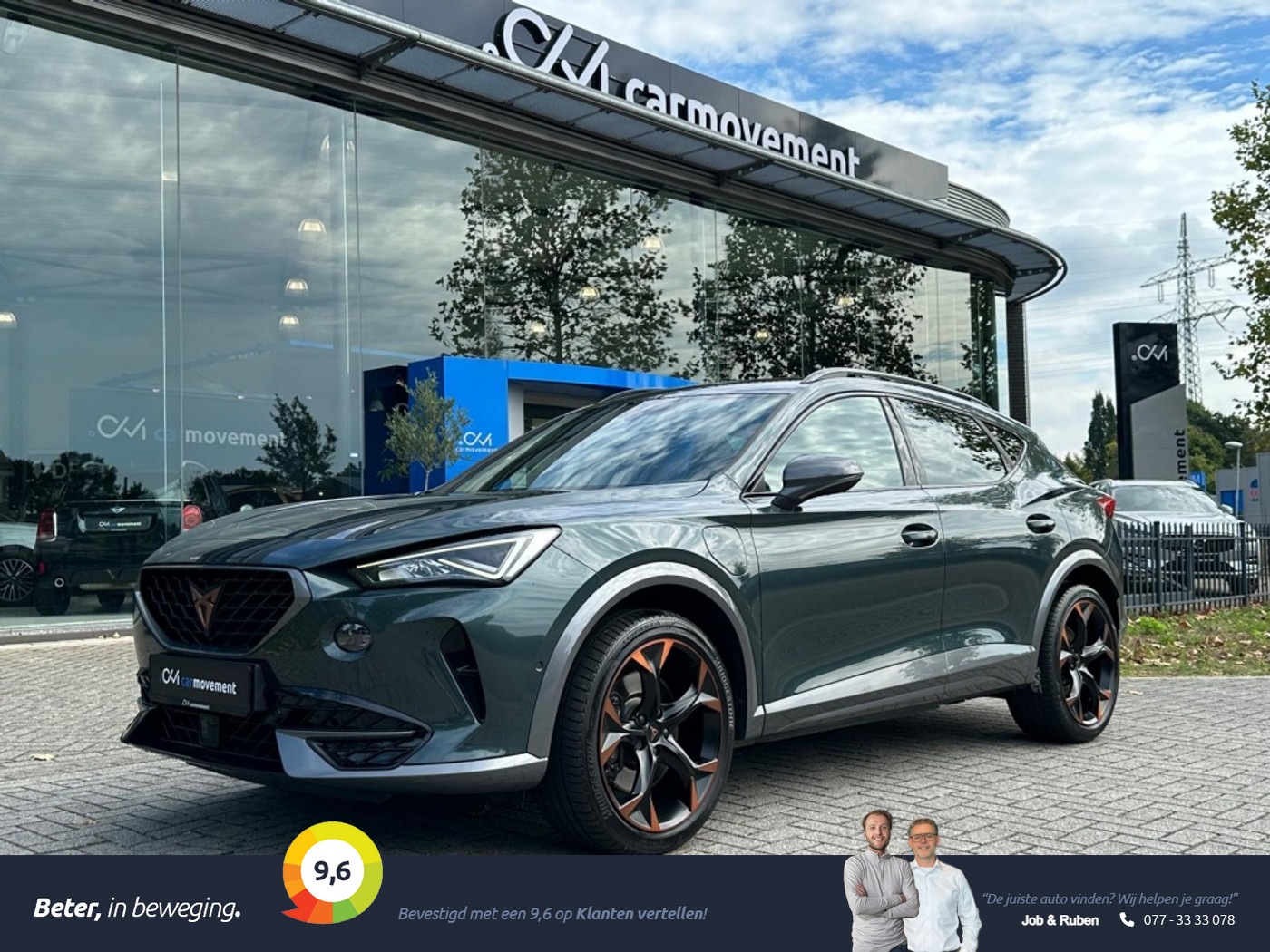 Cupra Formentor 1.4 e-Hybrid VZ 245PK Copper Edtion | Navi | Camera | Stoelverw 2022 - voorkant