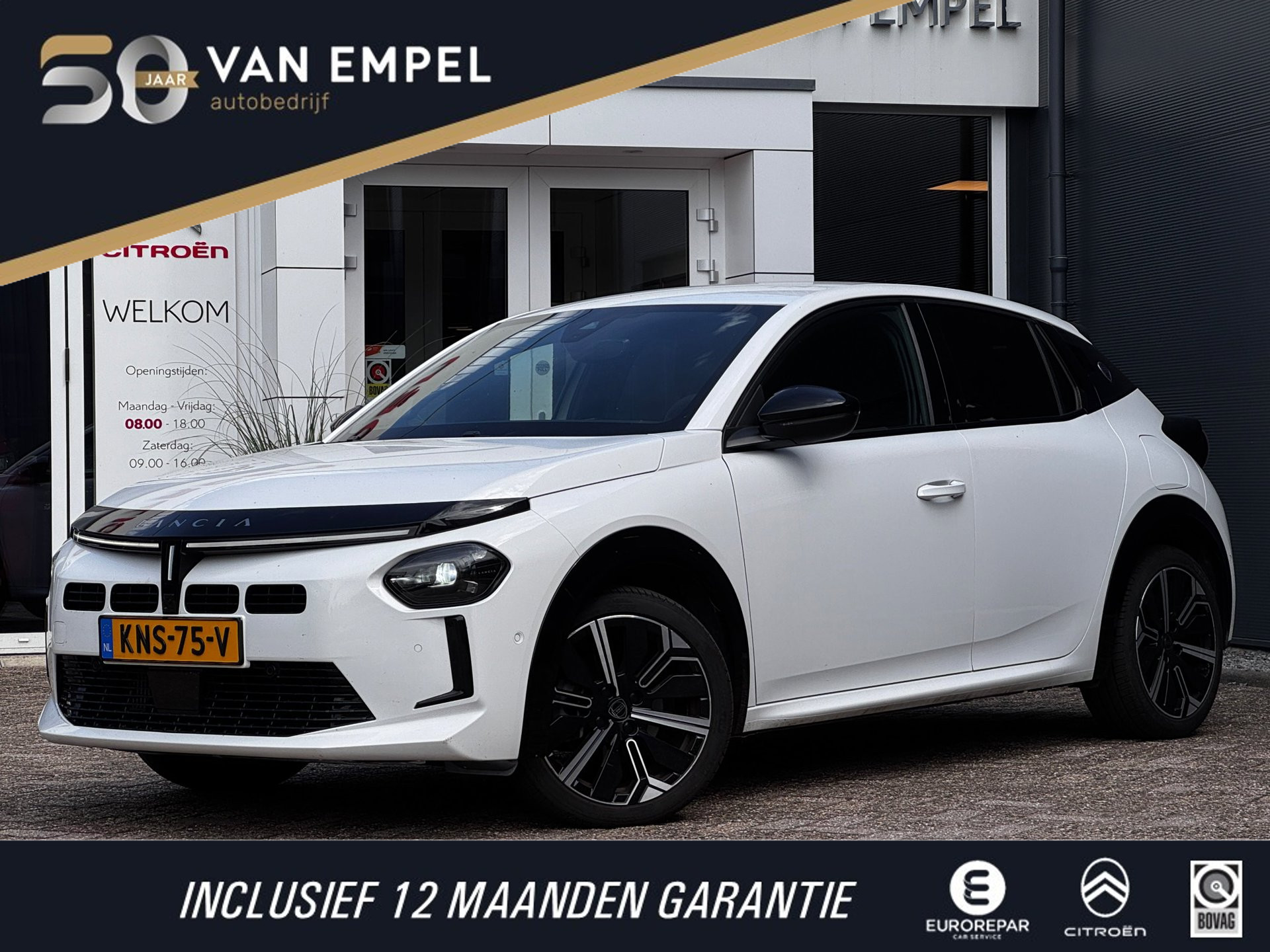 Lancia Ypsilon 1.2 Turbo Hybrid LX 110pk | 360 Camera | Navigatie By App | Adaptive Cruise | Climate control 2025 - voorkant