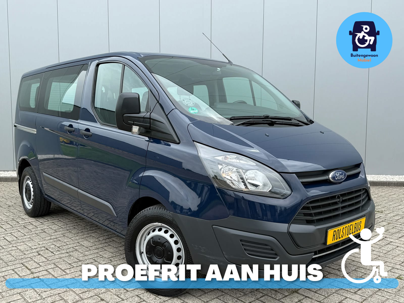 Ford Transit Custom 2.0 TDCI L1H1 Rolstoelbus | Automaat | Airco 2018 - voorkant