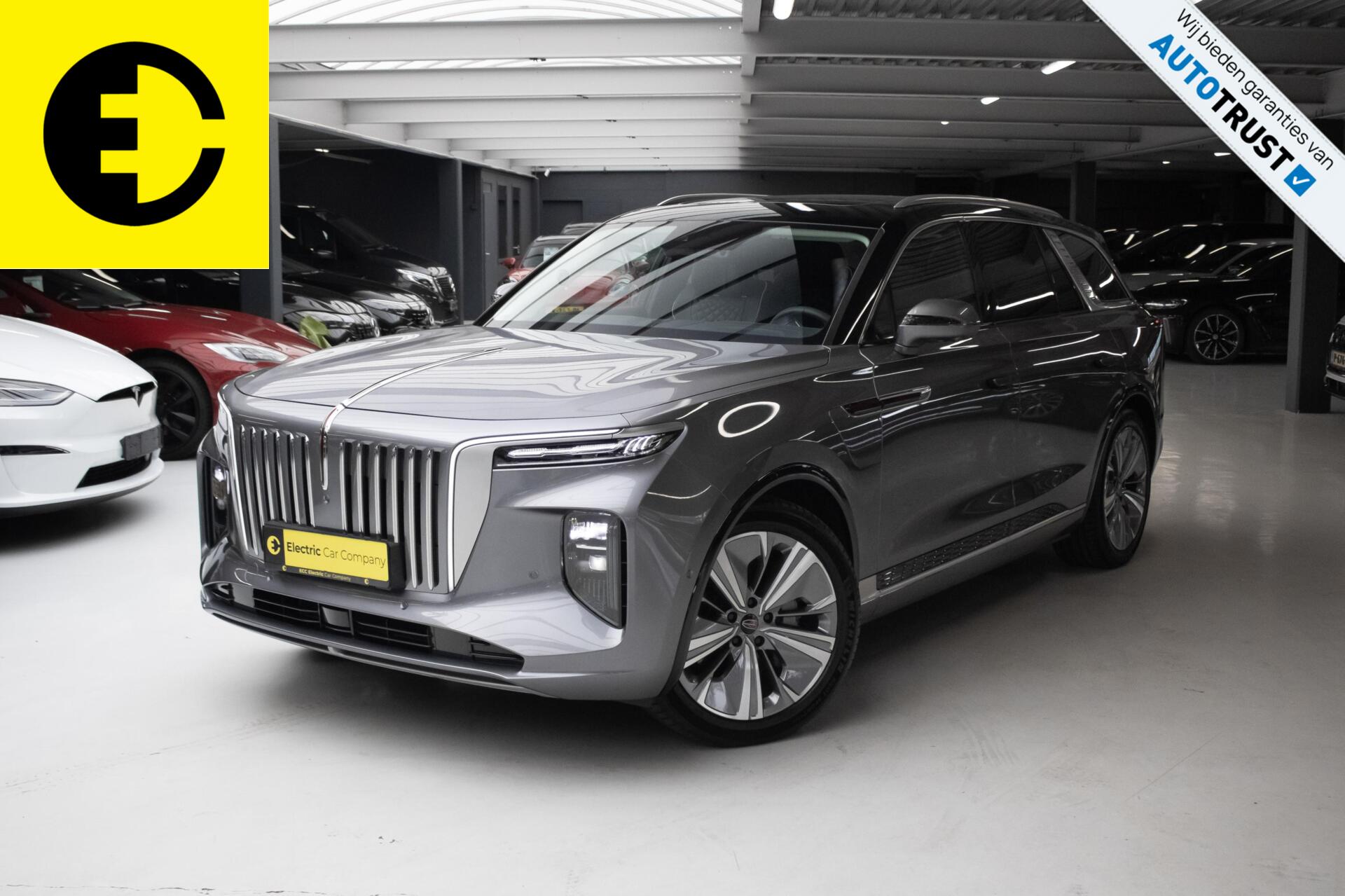 Hongqi E-hs9 99 KWH EXCLUSIVE | SOH  99,4% | Stoelverkoeling | Incl.BTW 2024 - voorkant