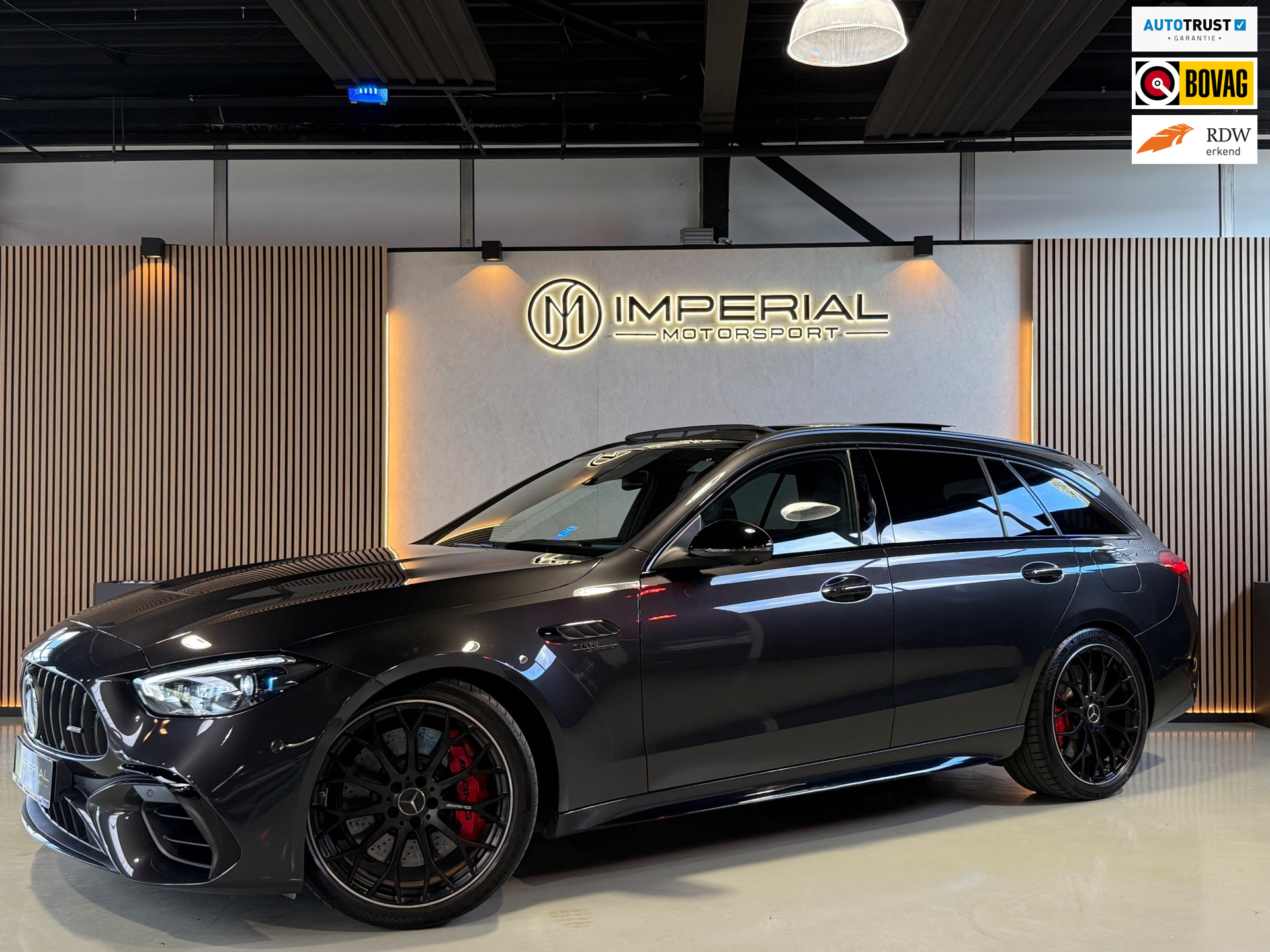 Mercedes-Benz C-klasse C63S E Performance 680PK|Pano|HuD|Achterasbes| 2024 - voorkant