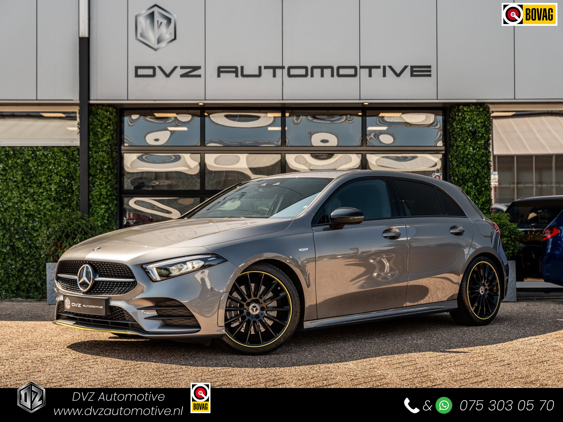 Mercedes-Benz A-klasse 250 224PK Edition One AMG | Premium Plus | Carplay | Dealer Ond. | Uniek 2018 - voorkant