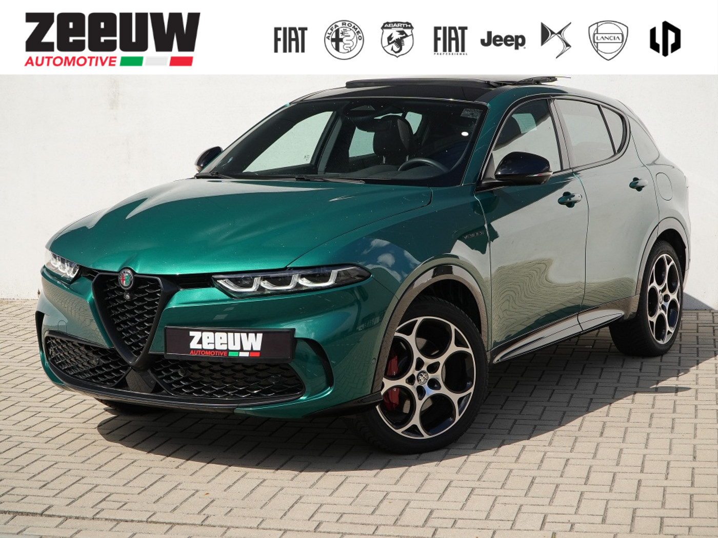 Alfa Romeo Tonale 1.3T PHEV 280 PK Veloce | Schuifdak | Harman | Leder | 19" 2024 - voorkant
