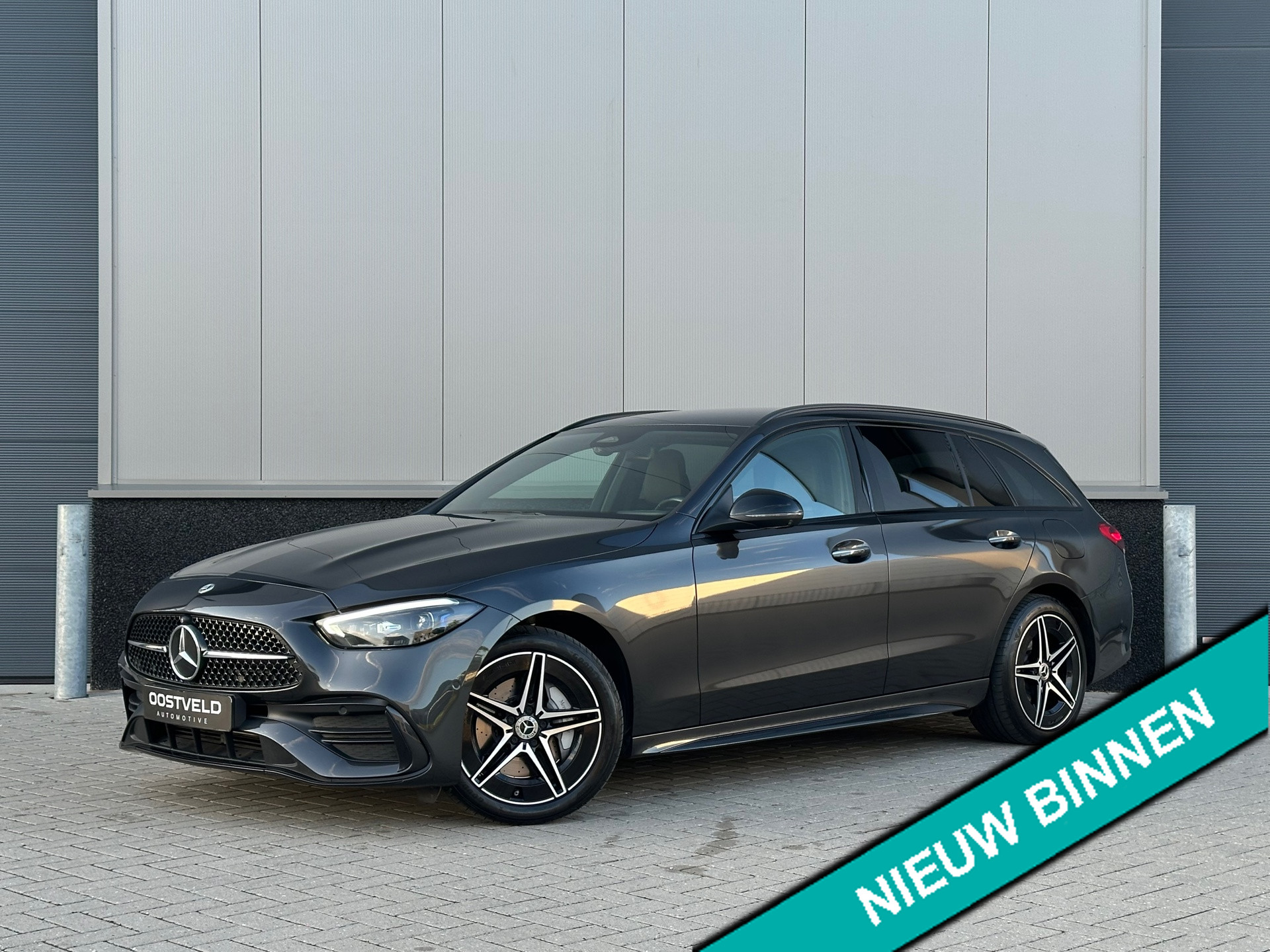 Mercedes-Benz C-klasse Estate 300 e AMG Line |MEMO|360|TREKHAAK 2023 - voorkant