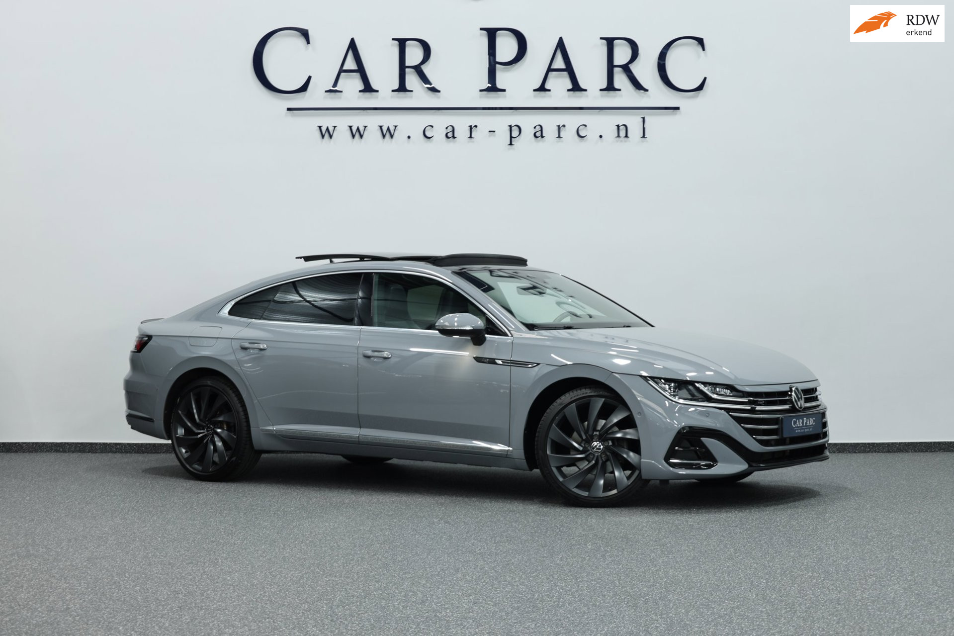 Volkswagen Arteon 2.0 TSI 3x R-line BTW/LED/VIRTUAL/SFEER/PANO/LEER+S.VERWARMING+MEMORY/KEYLESS/20"/CAM/LINE/ACC/12 MDN GARANTIE! 2022 - voorkant