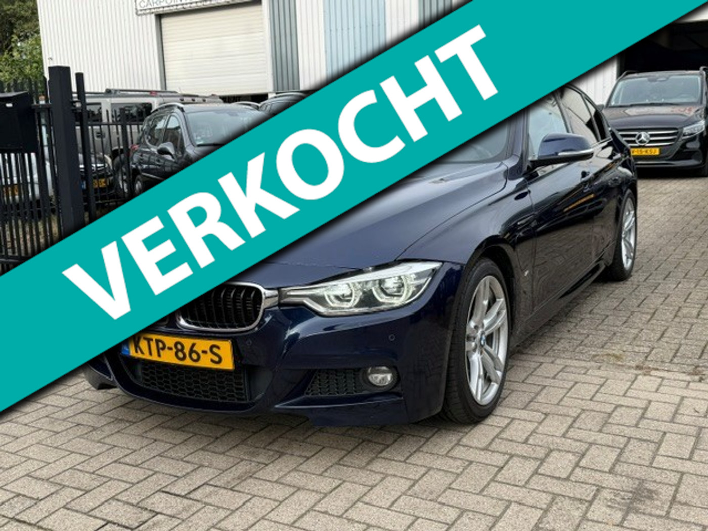 BMW 3-serie 330e Executive M Sport Leer Navi Clima Cruise 2017 - voorkant