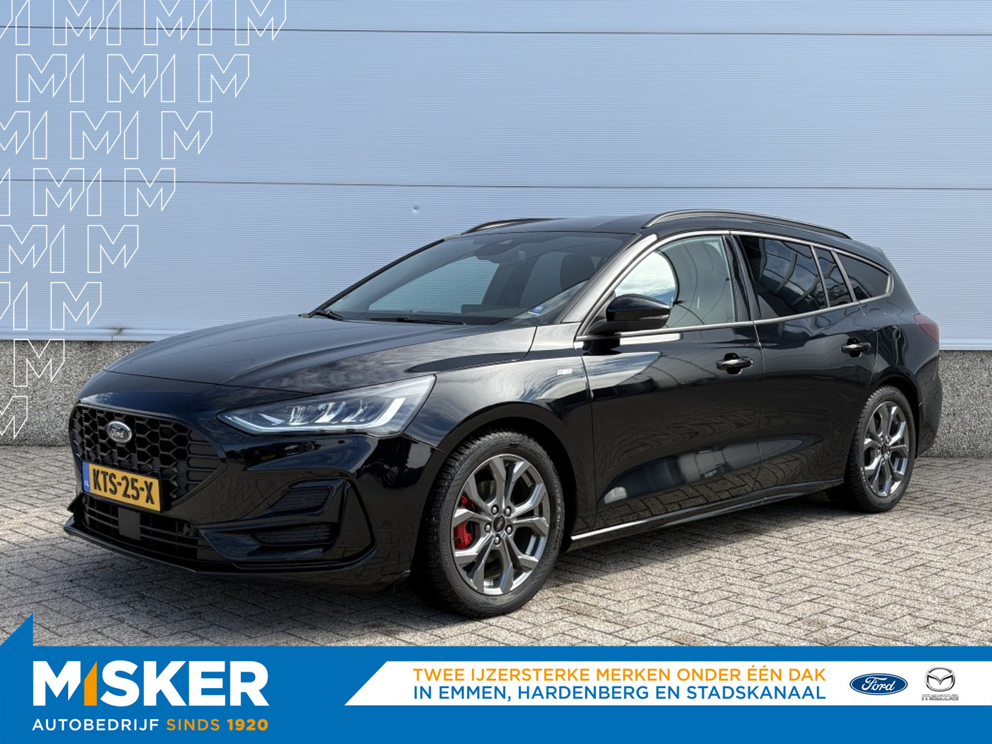 Ford Focus Wagon 1.0 EBH ST Line X 155PK AUTOMAAT! DRIVERPACK! WINTERPACK! B&O 2025 - voorkant