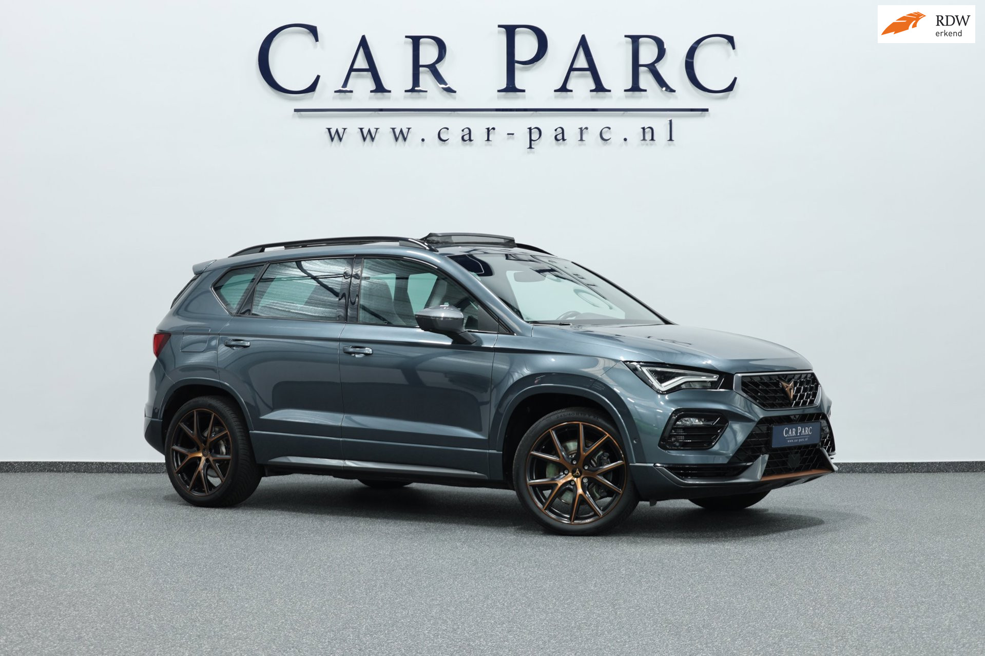Cupra Ateca 2.0 TSI 4DRIVE 300+PK FACELIFT/VIRTUAL/SFEER/BEATS/PANO/KUIP+S.VERWARMING/19"/CAM/ACC/ECC/12 MDN GARANTIE! 2020 - voorkant