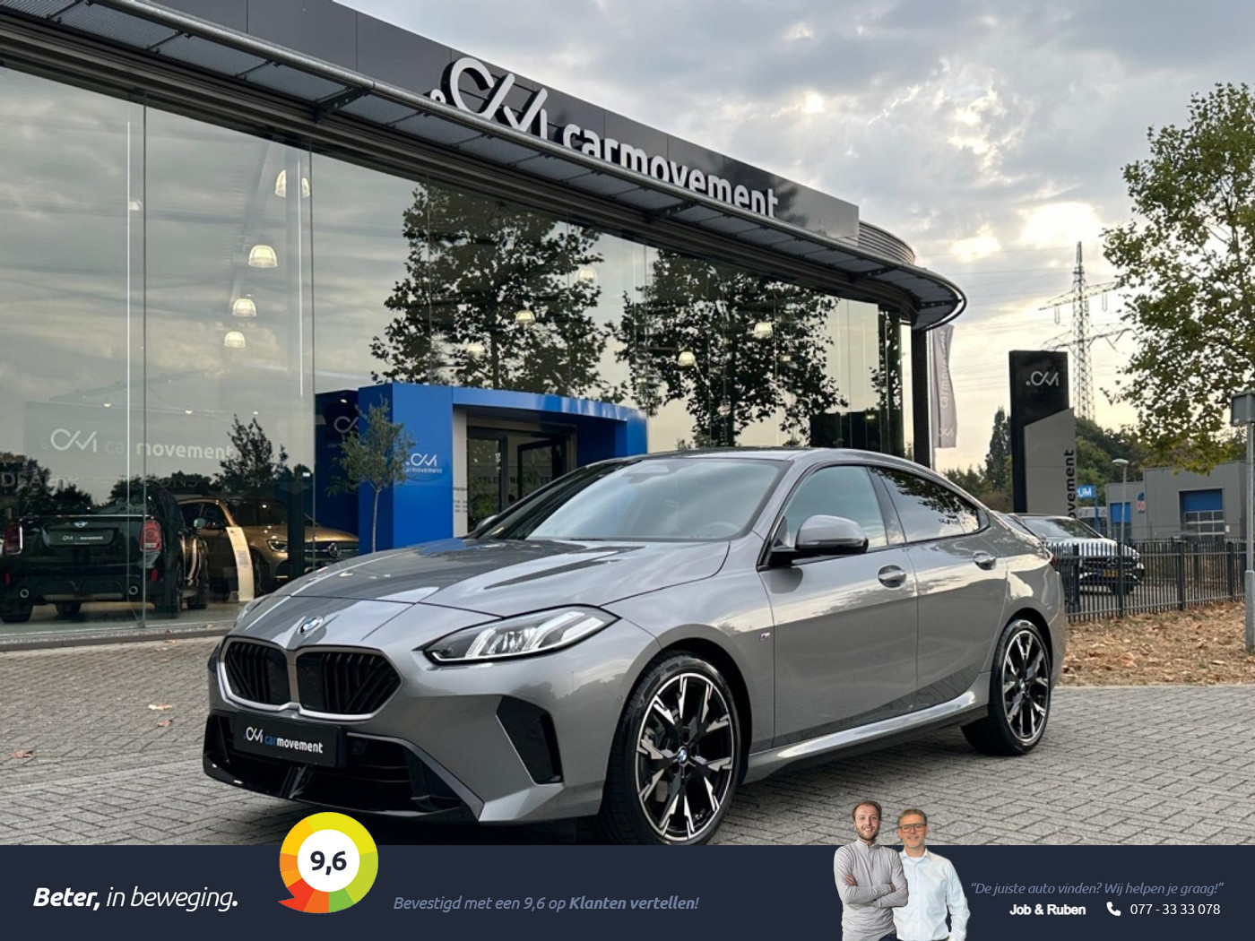 BMW 2-serie Gran Coupé 220 I M-Sportpakket I Shadow Line I Navi I Sportstoelen I Led I DAB I 18 inch 2025 - voorkant