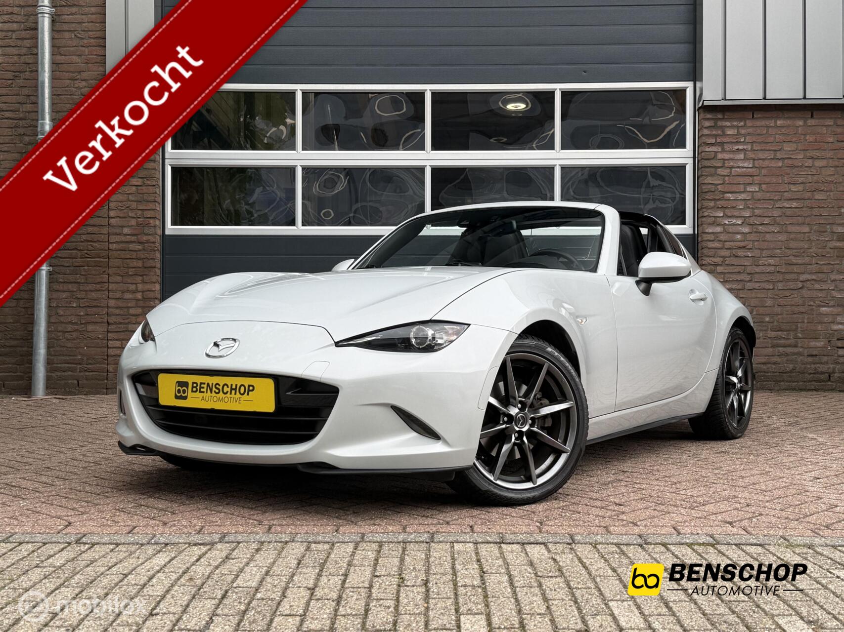 Mazda Mx-5 RF 2.0 SkyActiv-G 160 GT-M Automaat Leer Navi Bose LED Stoelv 2017 - voorkant