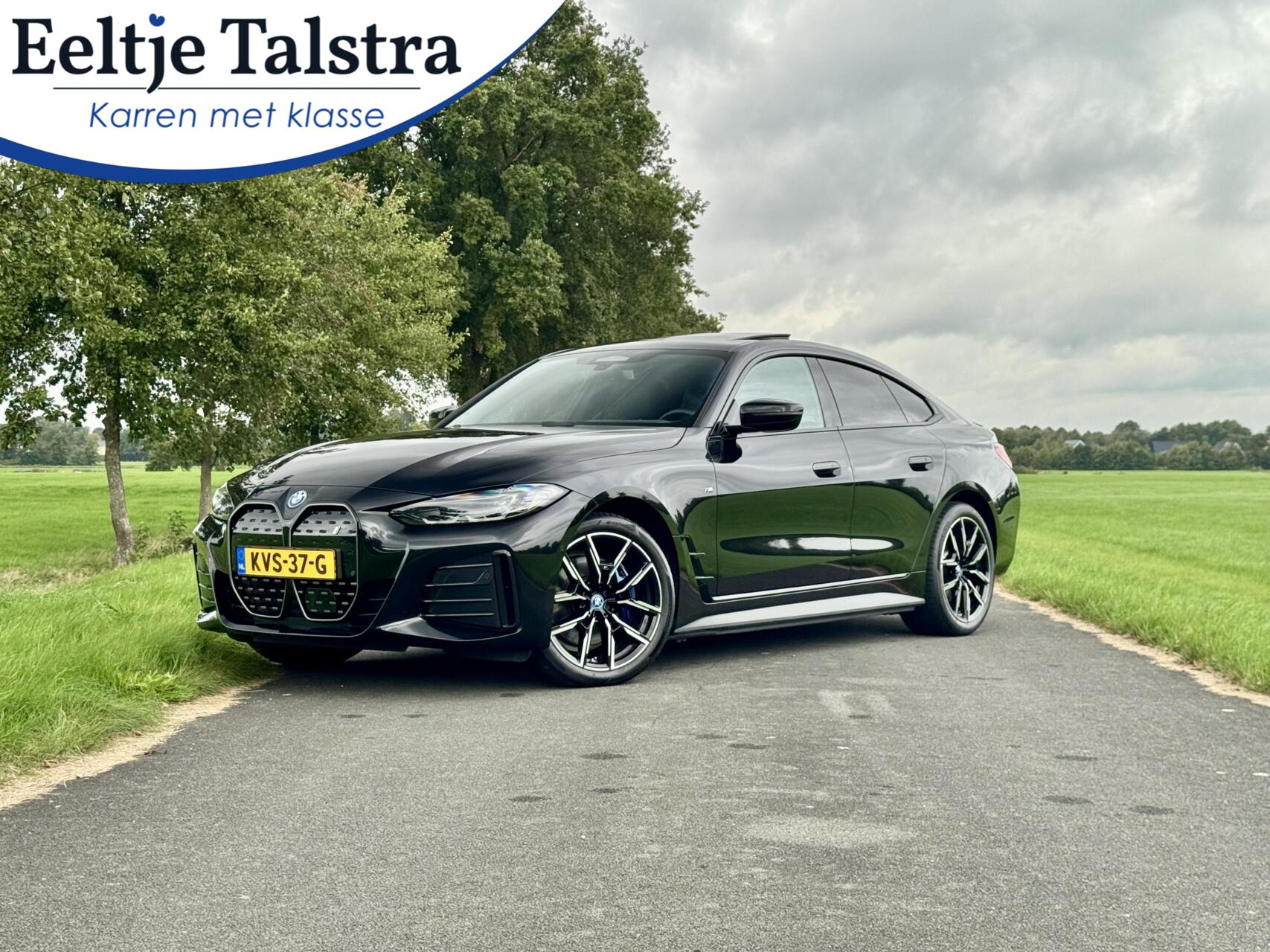 BMW I4 eDrive40 M Sport Pro|Head-Up|Schuifdak|Driving Assistant Pro|Memory|859M 19" 2024 - voorkant
