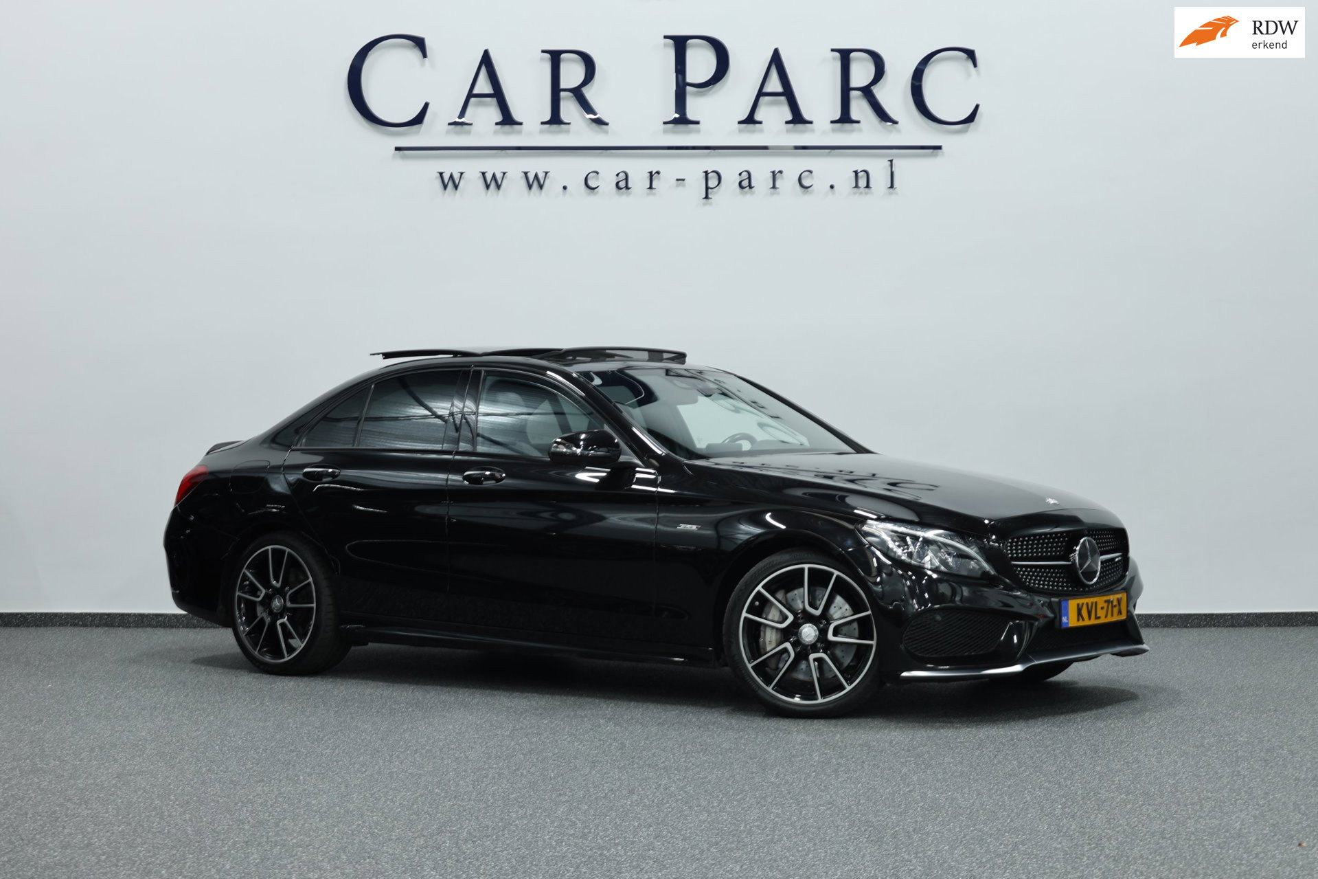 Mercedes-Benz C-klasse 450 / 43 AMG 4MATIC 367+PK LED/SFEER/PANO/LEER+S.VERWARMING+MEMORY/19"LMV/360 CAM/ACC/ECC/12 MND GARANTIE! 2016 - voorkant